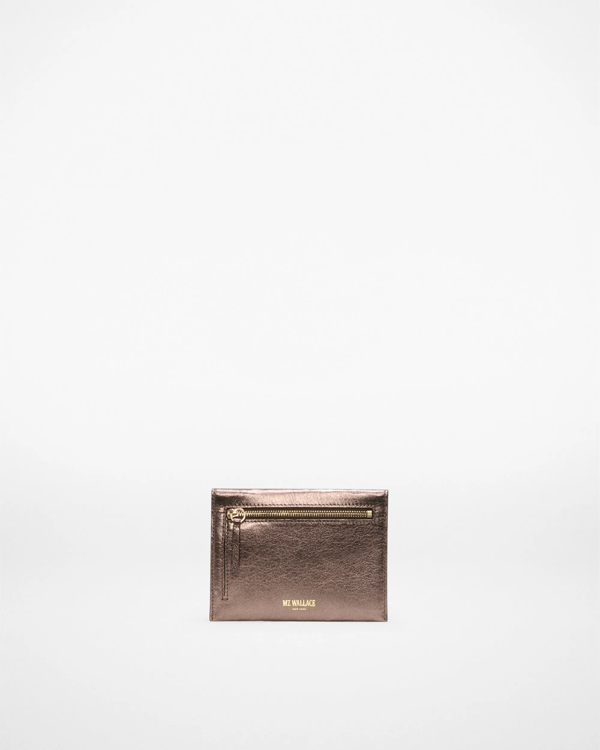 Espresso Metallic Leather Greta sold by MZ Wallace product image thumbnail 3