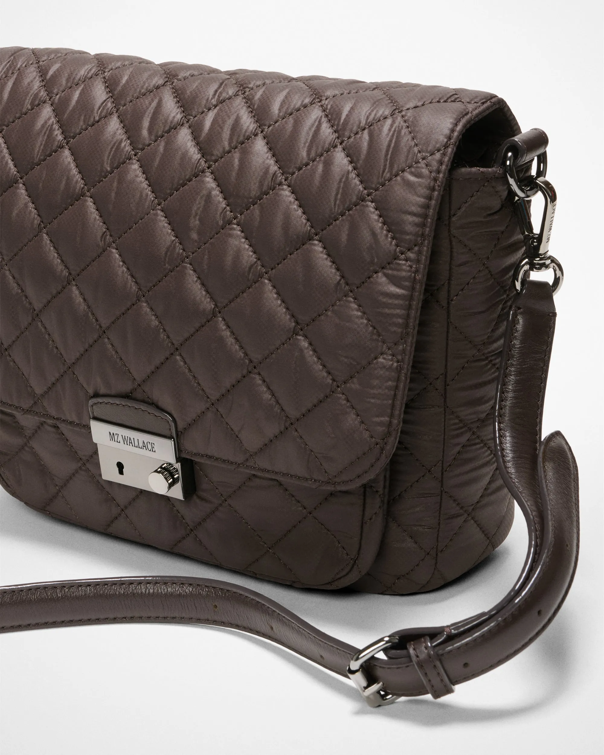 Espresso Medium Crosby Lock Crossbody sold by MZ Wallace product image thumbnail 3