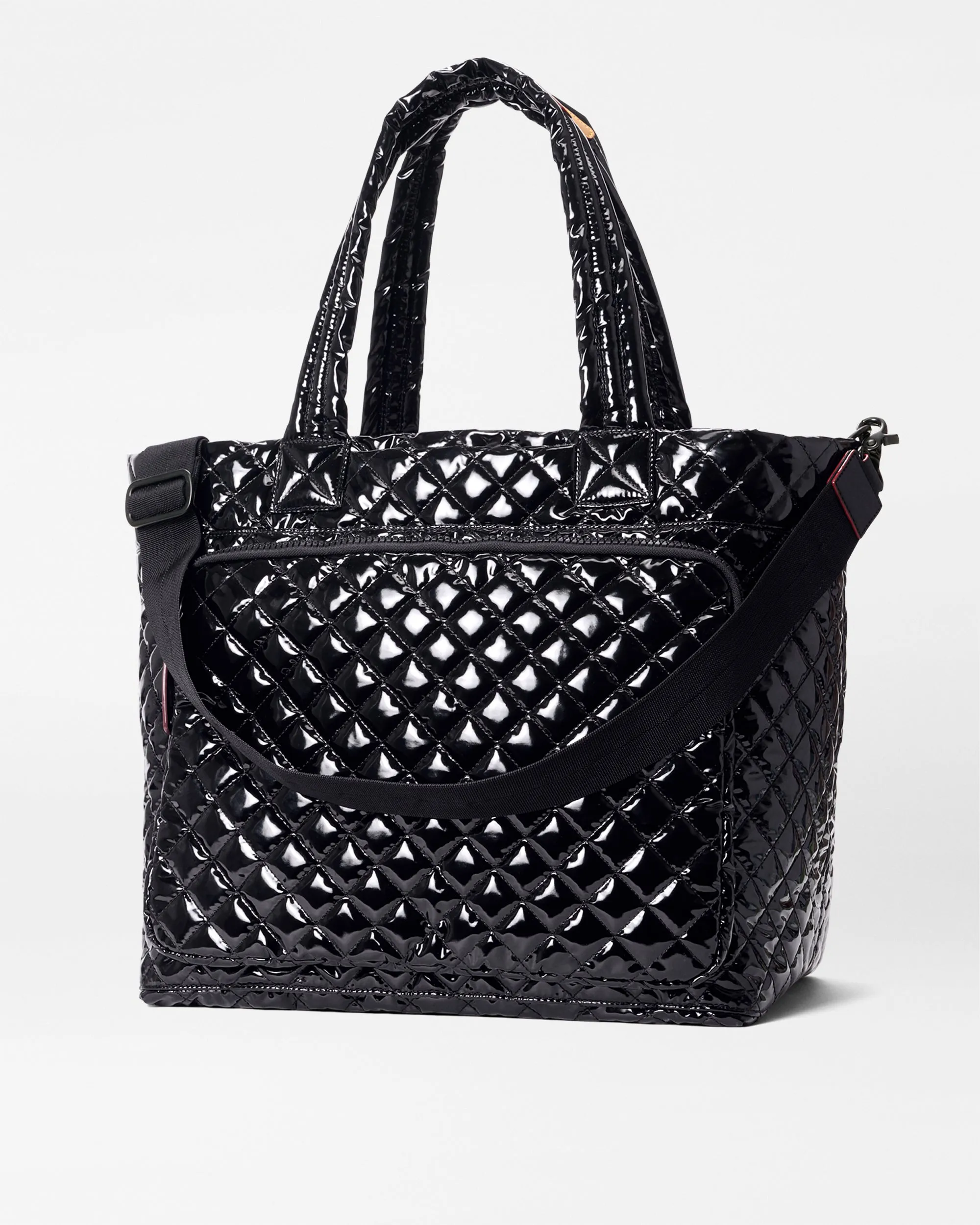 Black Lacquer Large Metro Travel Tote sold by MZ Wallace product image thumbnail 3