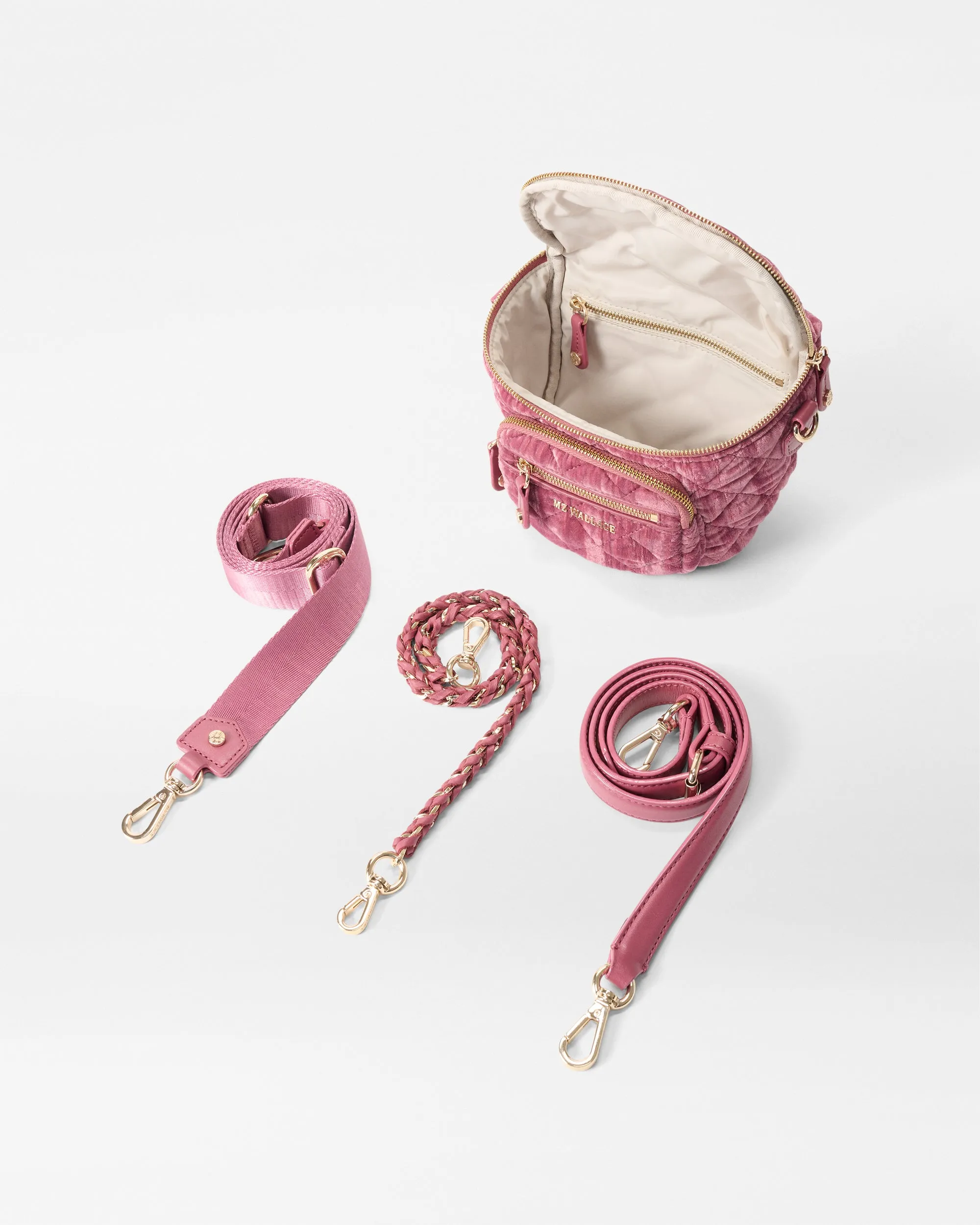 Petal Velvet Micro Crosby Sling sold by MZ Wallace product image thumbnail 4