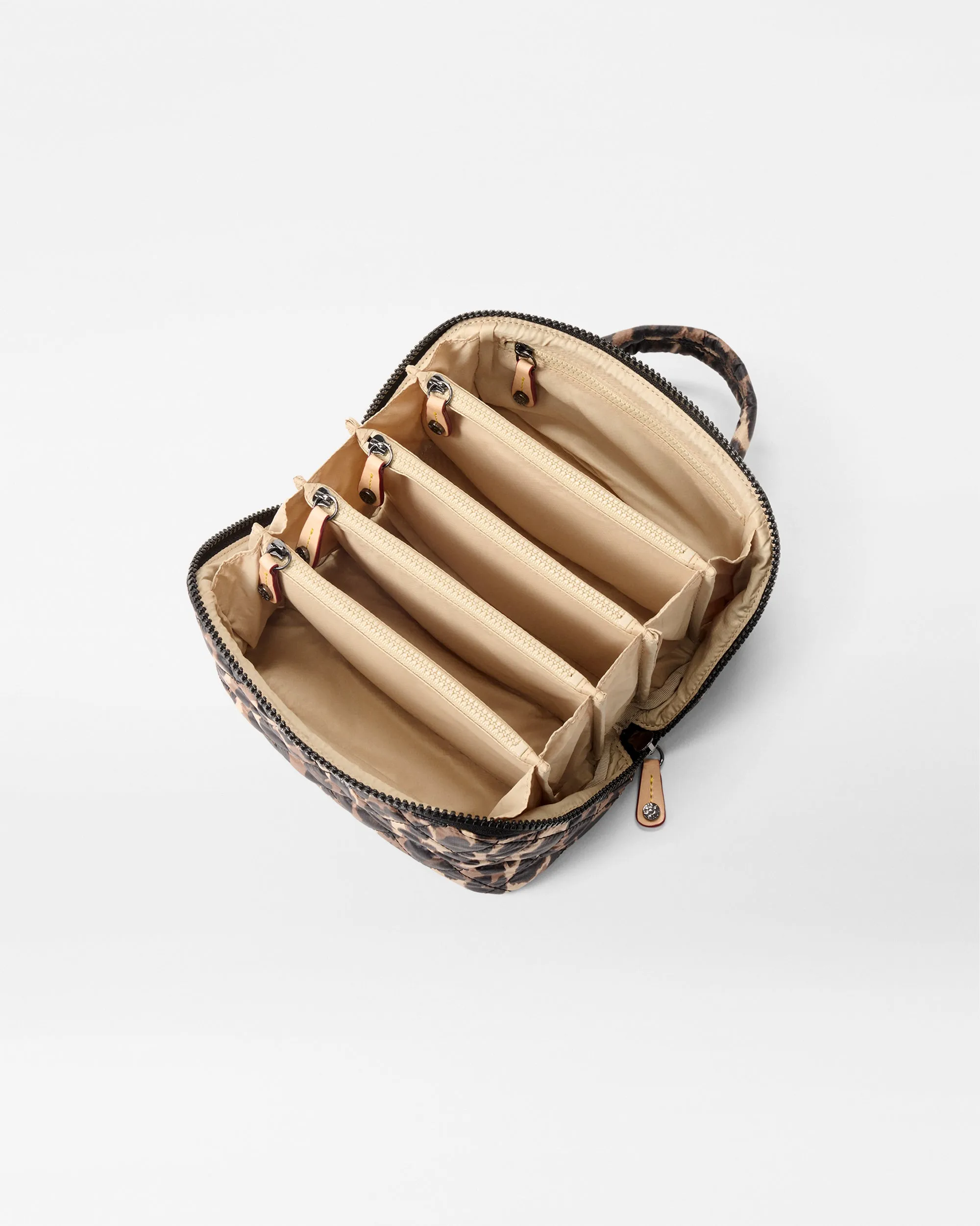 Leopard Metro Accordion Cosmetic II sold by MZ Wallace product image thumbnail 4