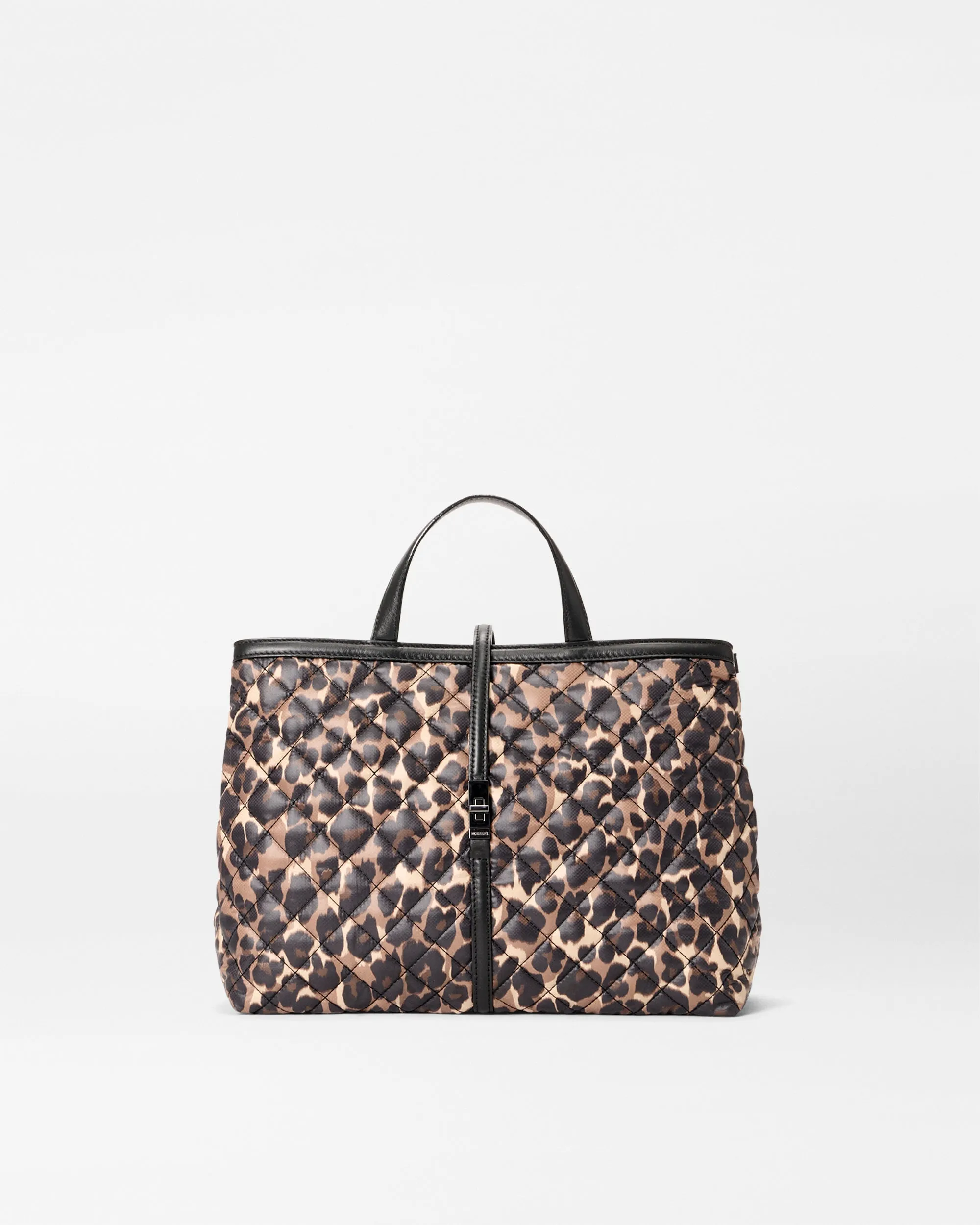 Leopard Medium Astor Top Handle sold by MZ Wallace