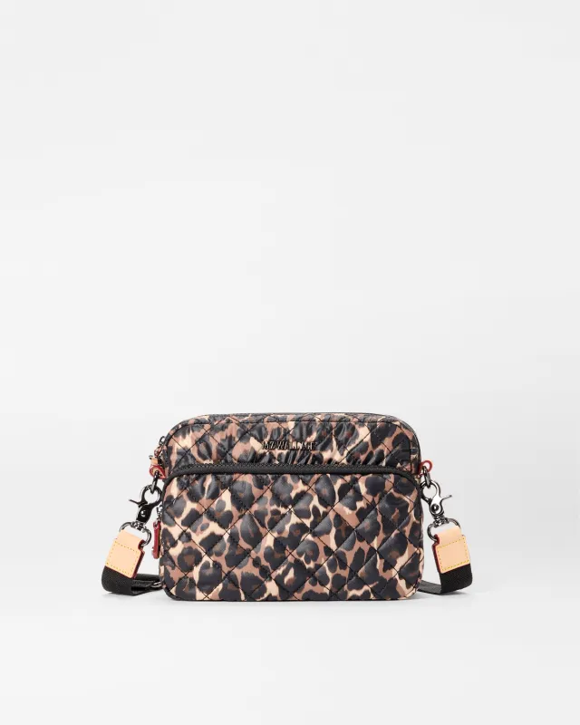 Leopard Small Metro Camera Bag sold by MZ Wallace