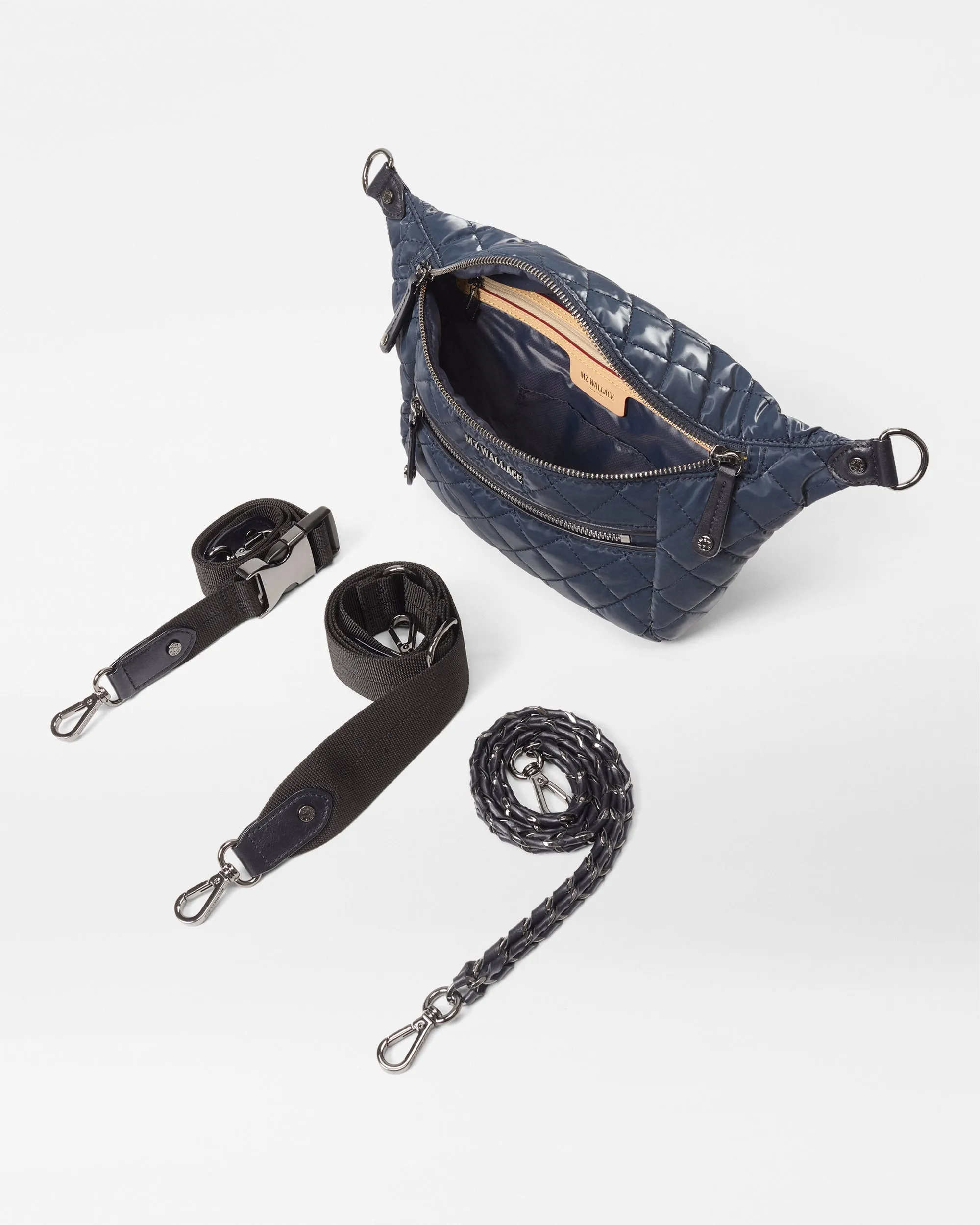 Ink Liquid Small Crosby Crossbody Sling sold by MZ Wallace product image thumbnail 4