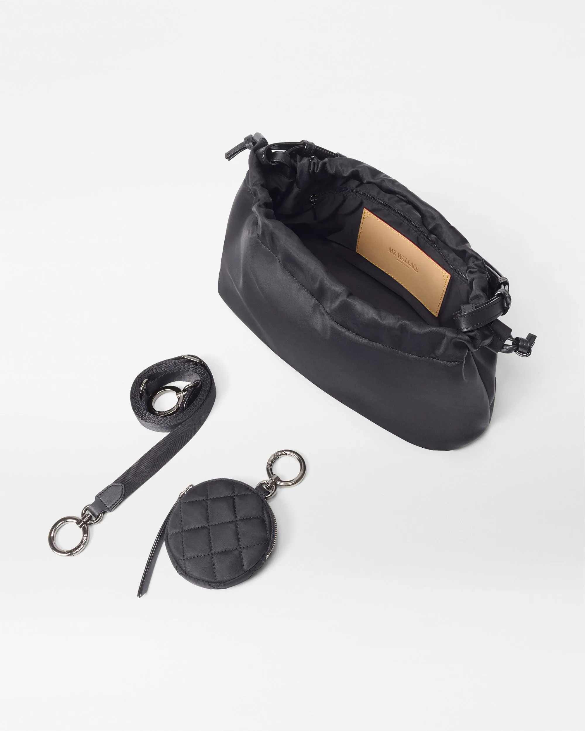 Black Small Waverly Shoulder sold by MZ Wallace product image thumbnail 4