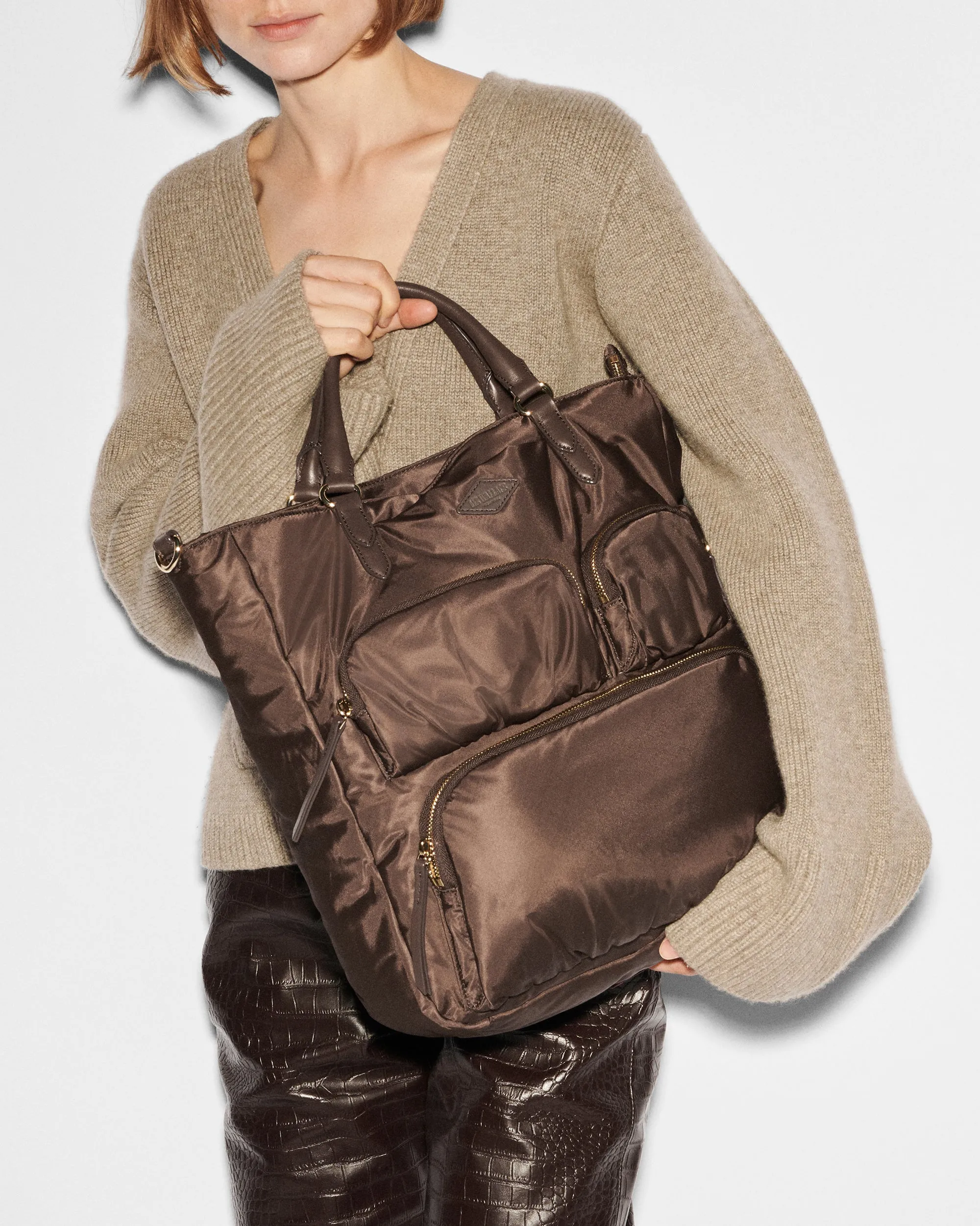 Walnut Large Chelsea Top Handle Tote sold by MZ Wallace product image thumbnail 2