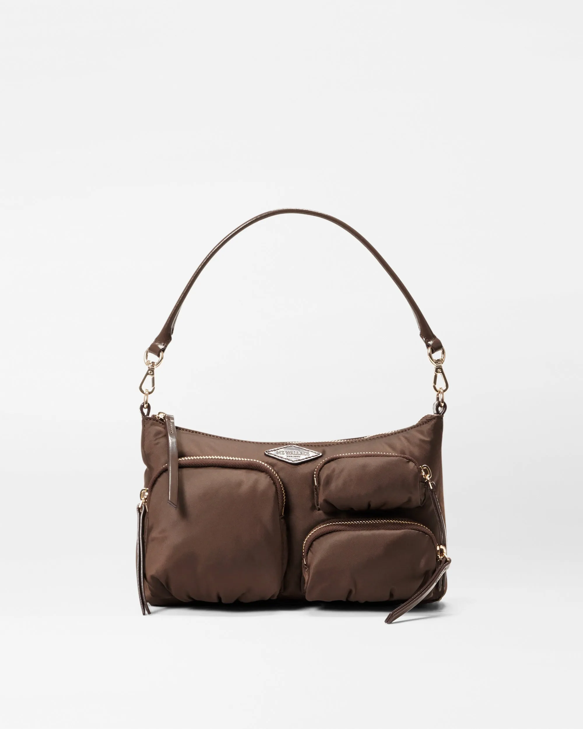 Walnut Chelsea Petite Shoulder sold by MZ Wallace