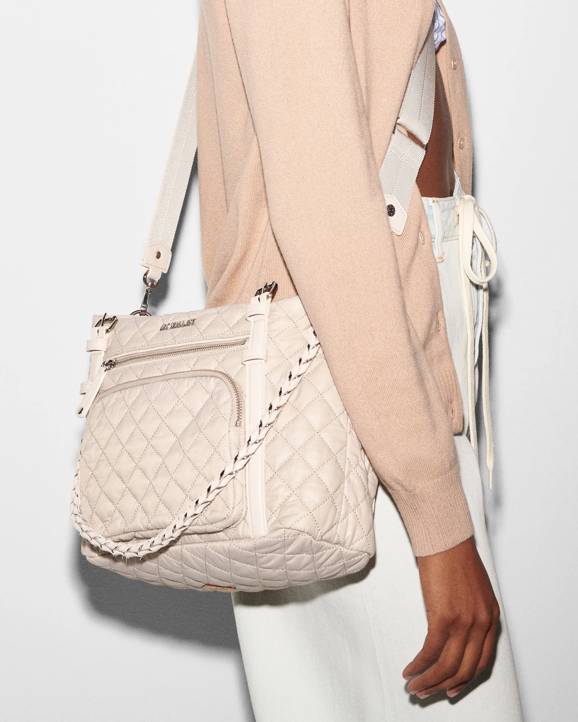 Mushroom Crosby Everywhere Tote sold by MZ Wallace product image thumbnail 3