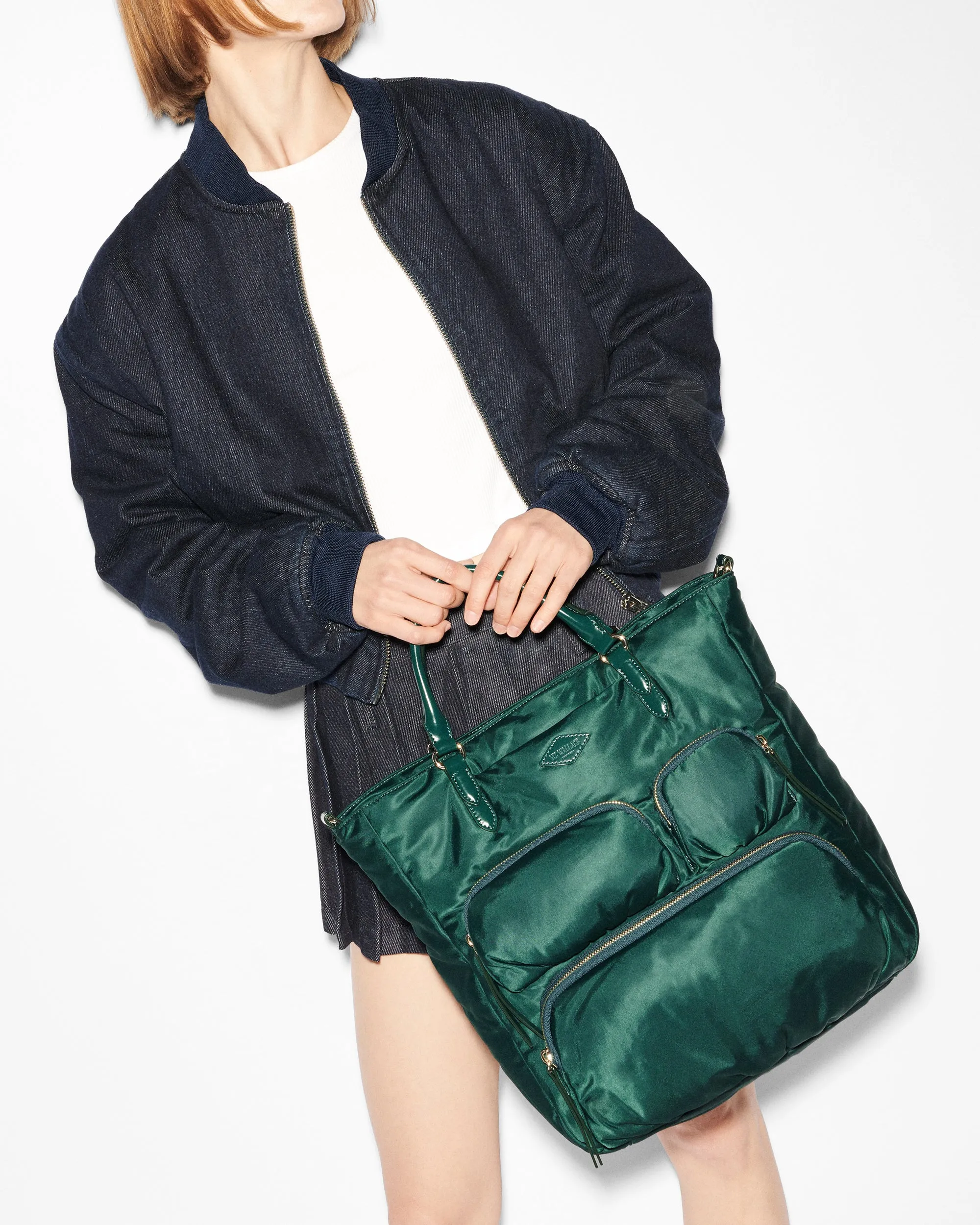 Emerald Large Chelsea Top Handle Tote sold by MZ Wallace product image thumbnail 2