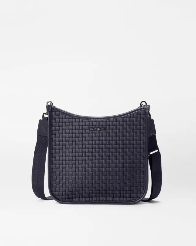 Black Woven Box Crossbody sold by MZ Wallace