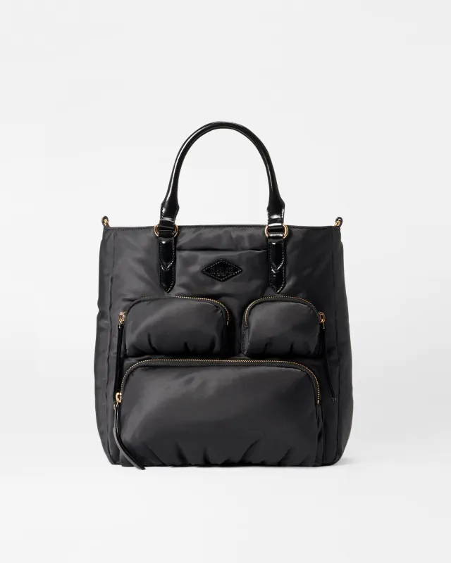 Black Small Chelsea Top Handle Tote sold by MZ Wallace