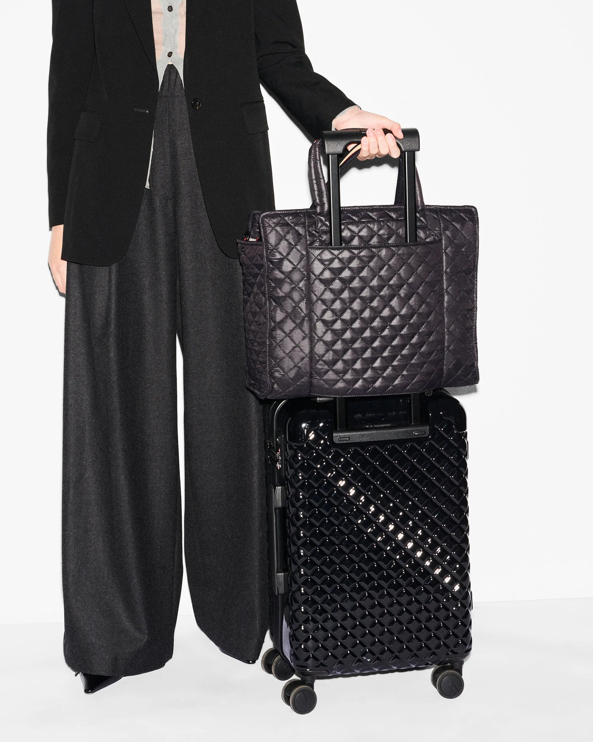 Black Large Metro Box Tote II sold by MZ Wallace product image thumbnail 2