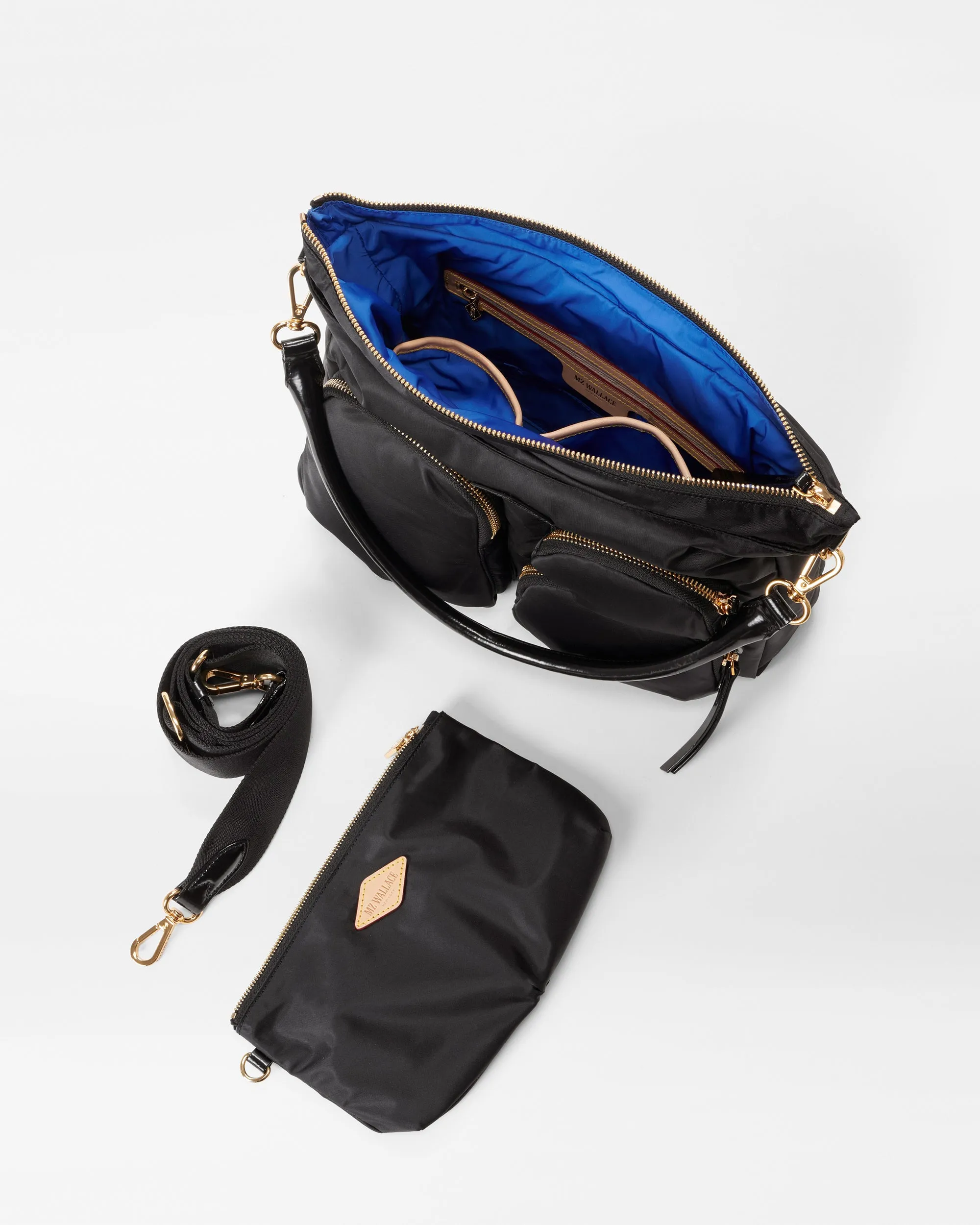 Black Chelsea Hobo sold by MZ Wallace product image thumbnail 5