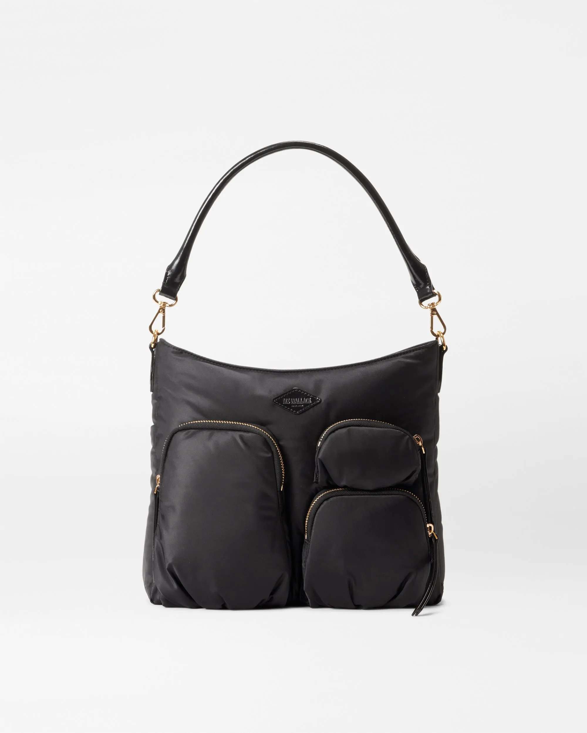 Black Chelsea Hobo sold by MZ Wallace