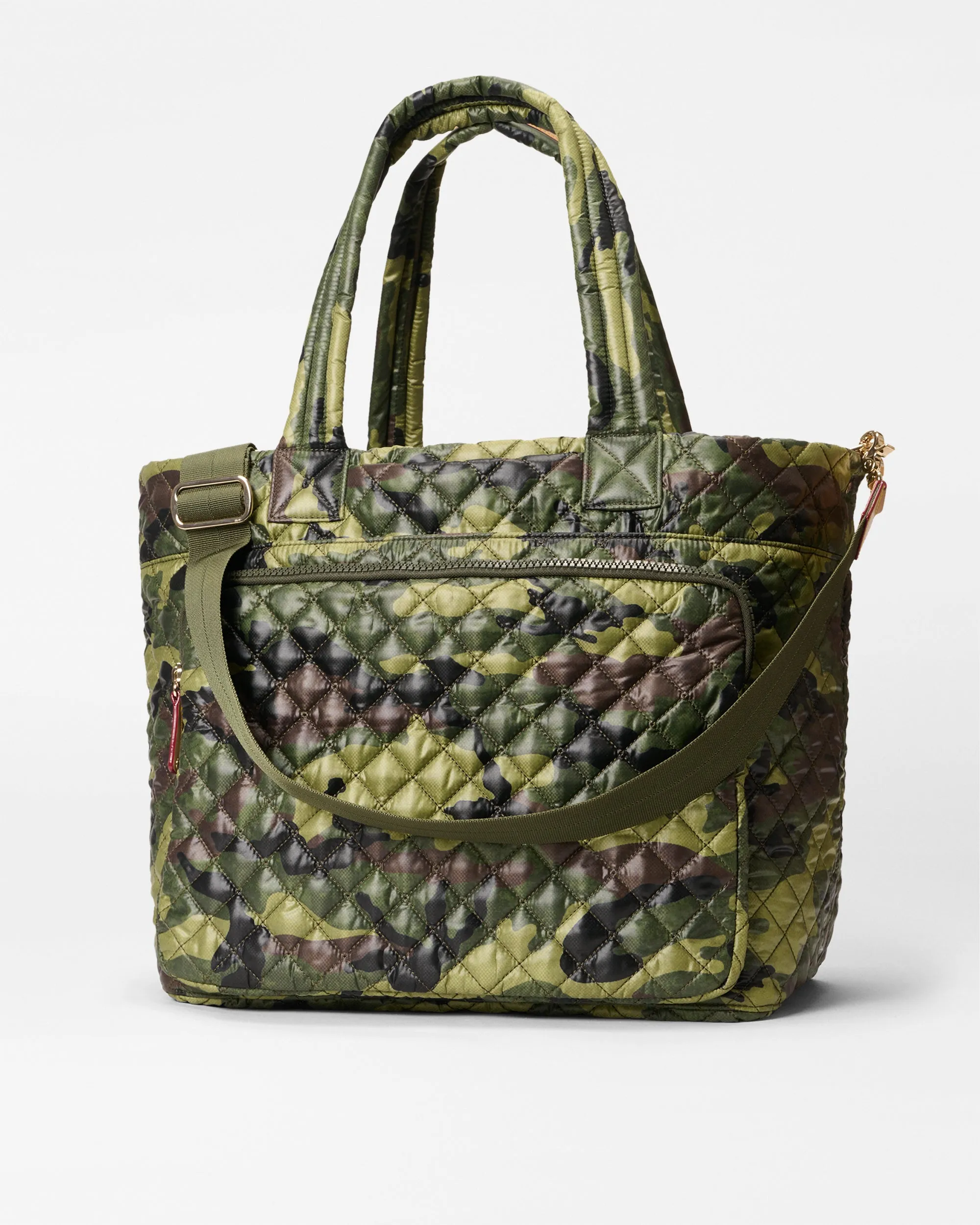 Green Camo Large Metro Travel Tote sold by MZ Wallace product image thumbnail 3
