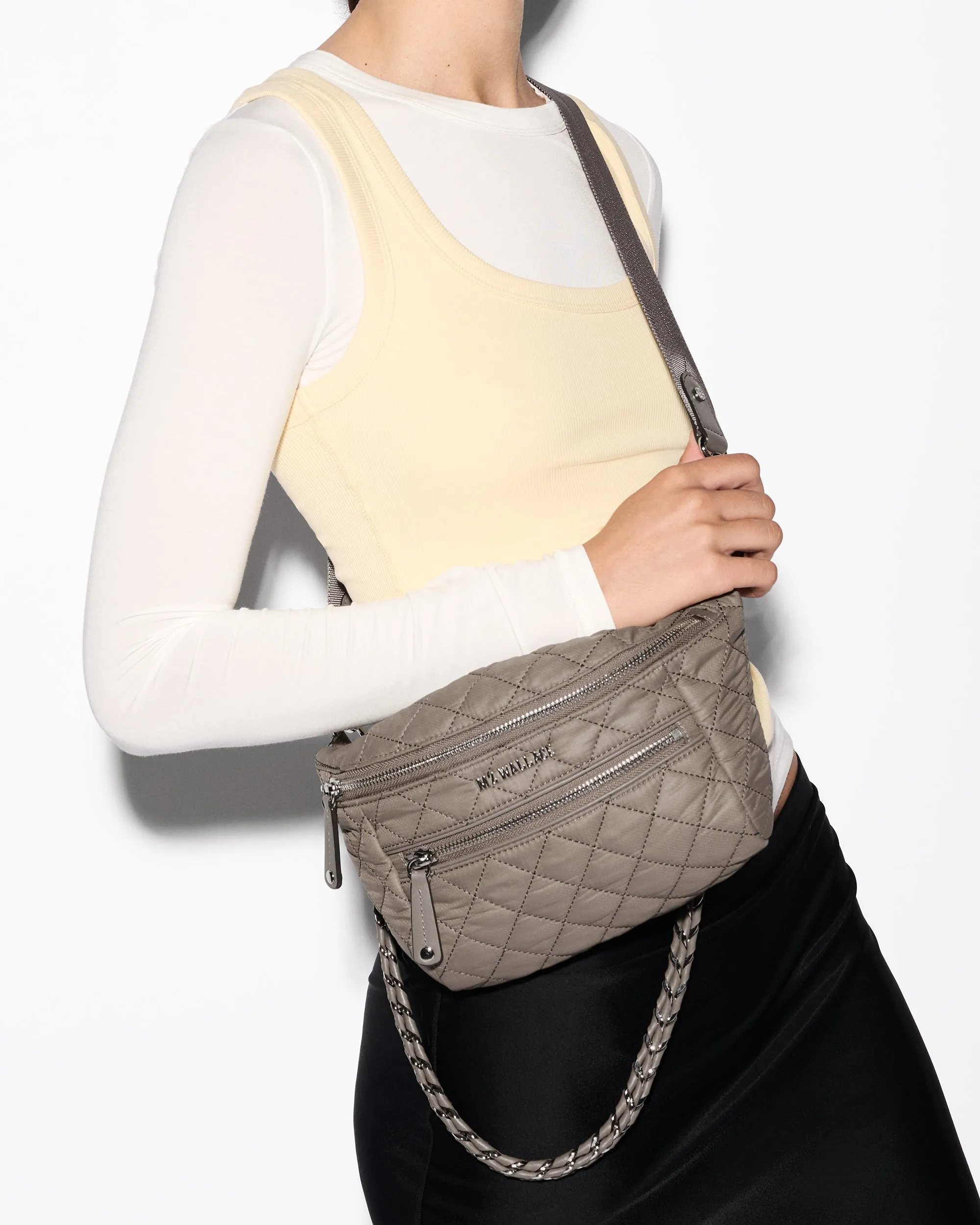 Morning Dove Small Crosby Crossbody Sling sold by MZ Wallace product image thumbnail 5
