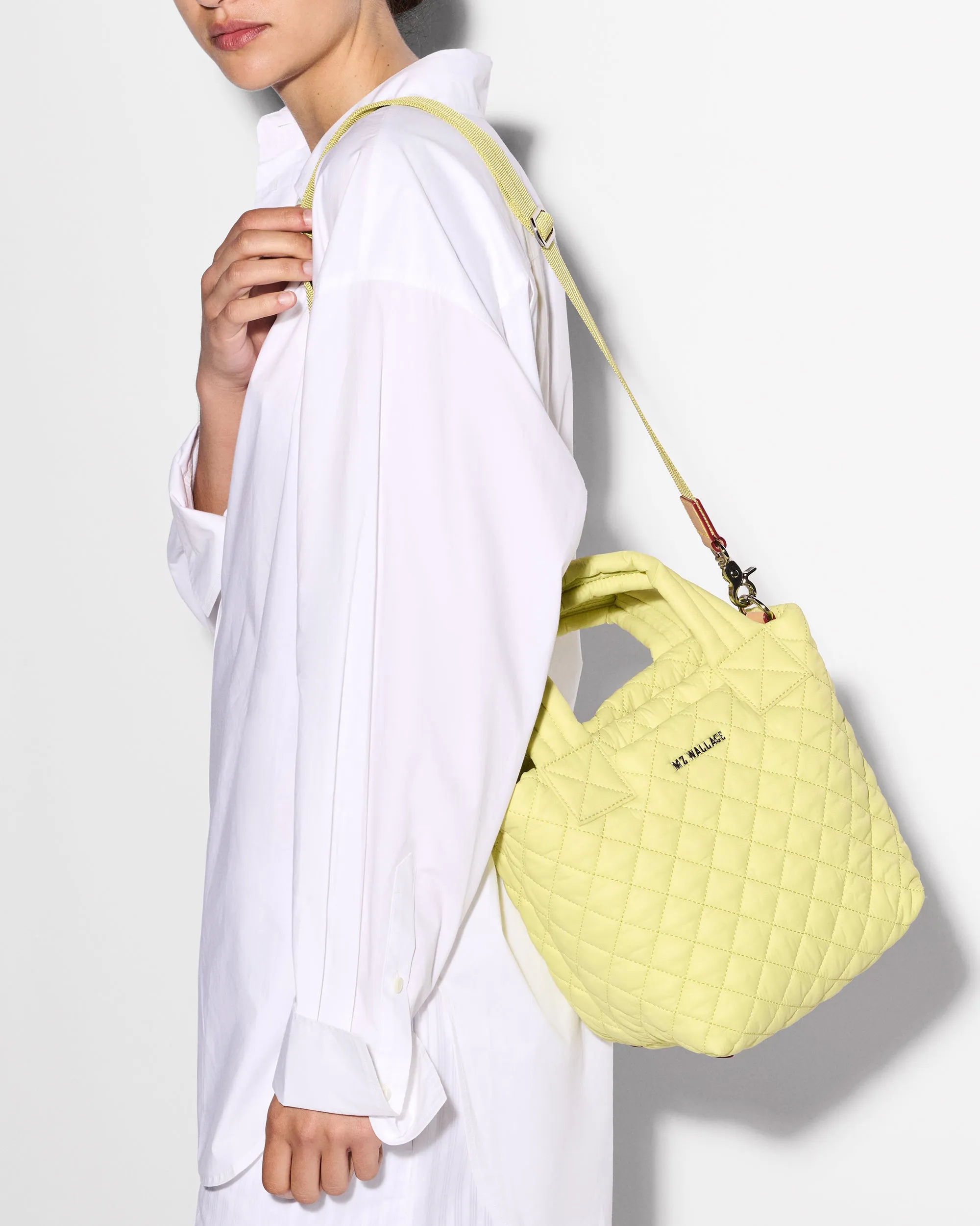 Celery Mini Metro Tote Deluxe sold by MZ Wallace product image thumbnail 5