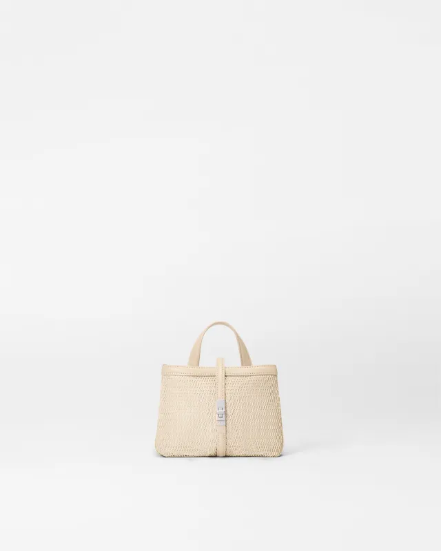 Buff Mesh Mini Astor Top Handle sold by MZ Wallace