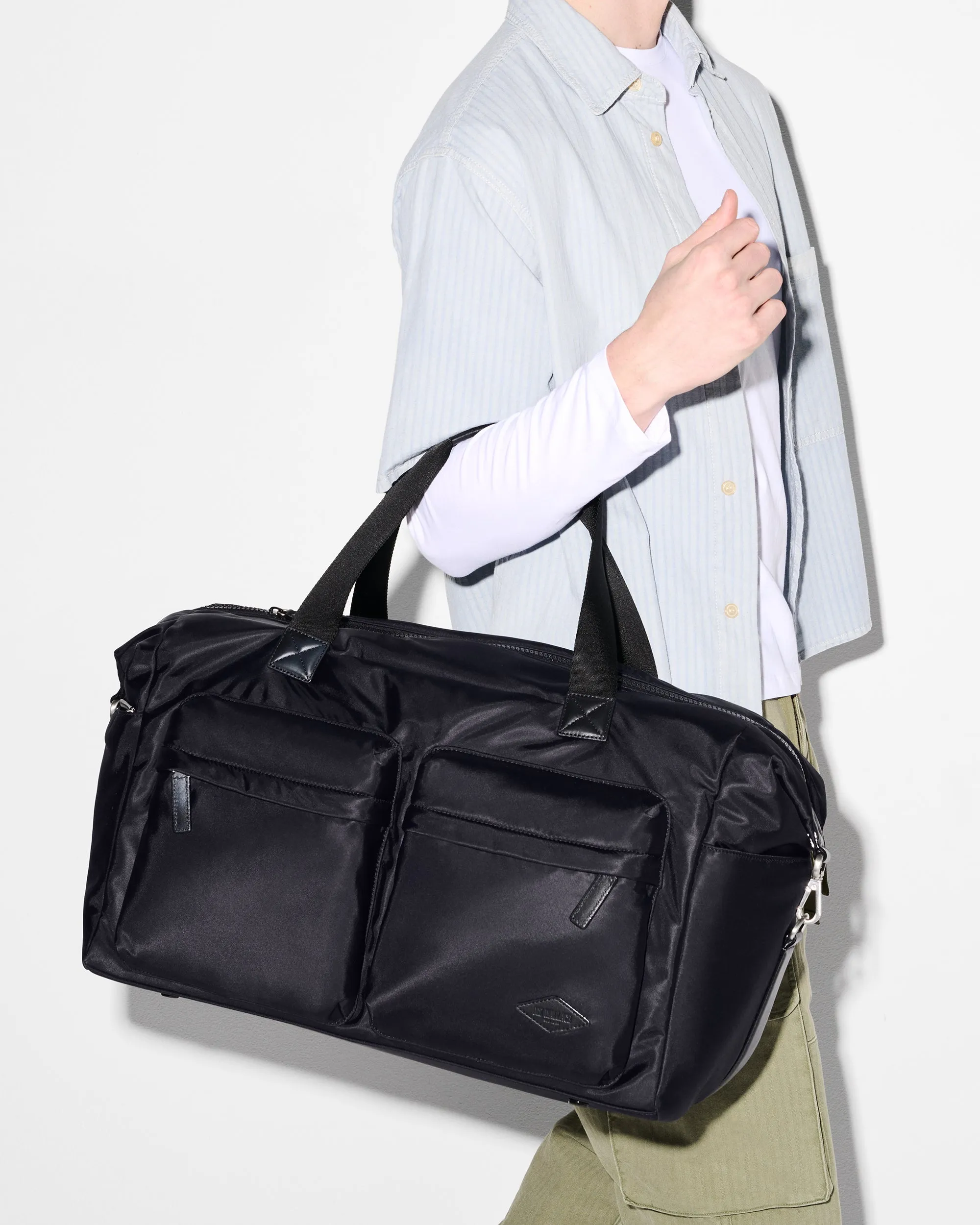 Black Large Bleecker Travel Duffle sold by MZ Wallace product image thumbnail 2