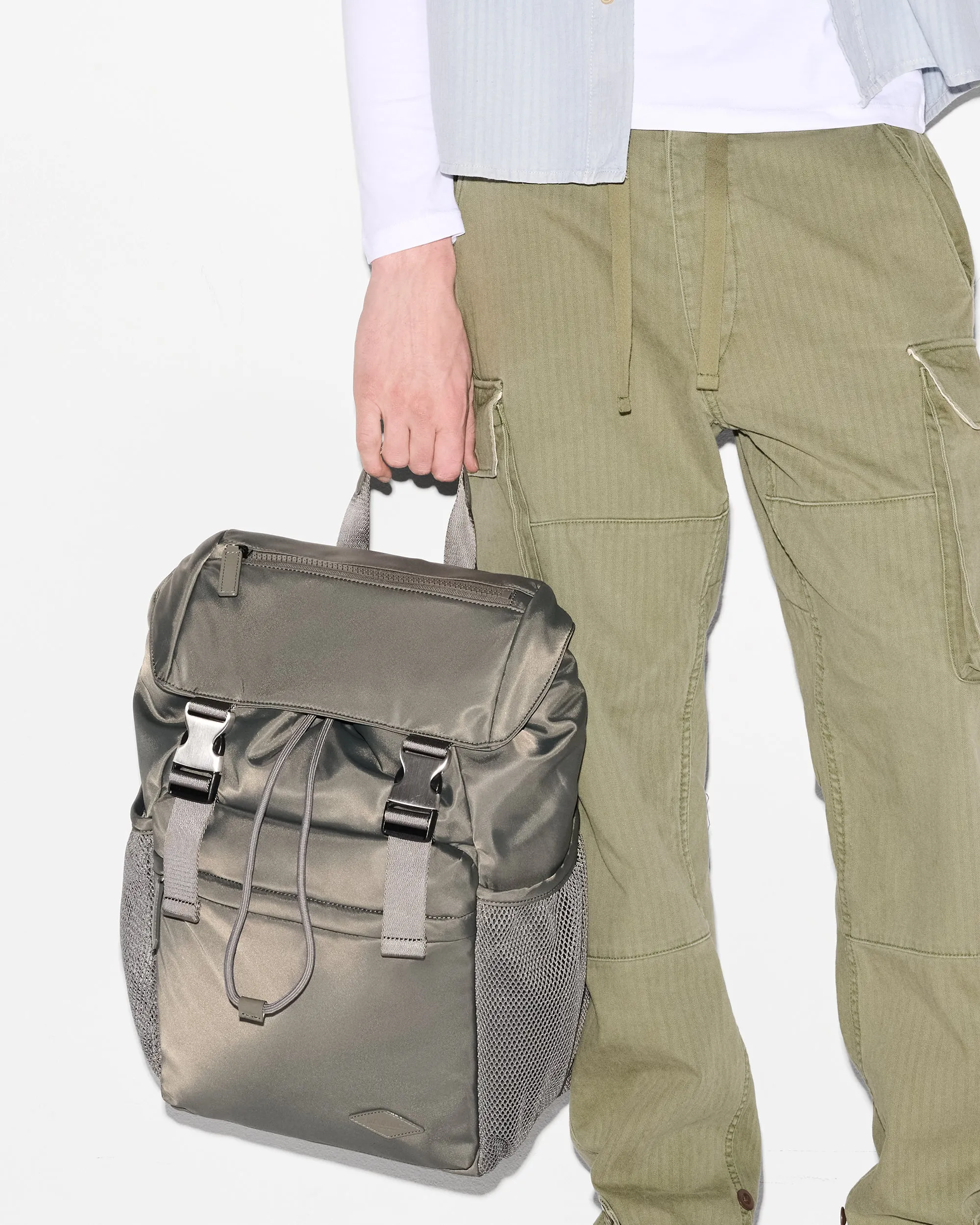 Sage Large Bleecker Rucksack sold by MZ Wallace product image thumbnail 5