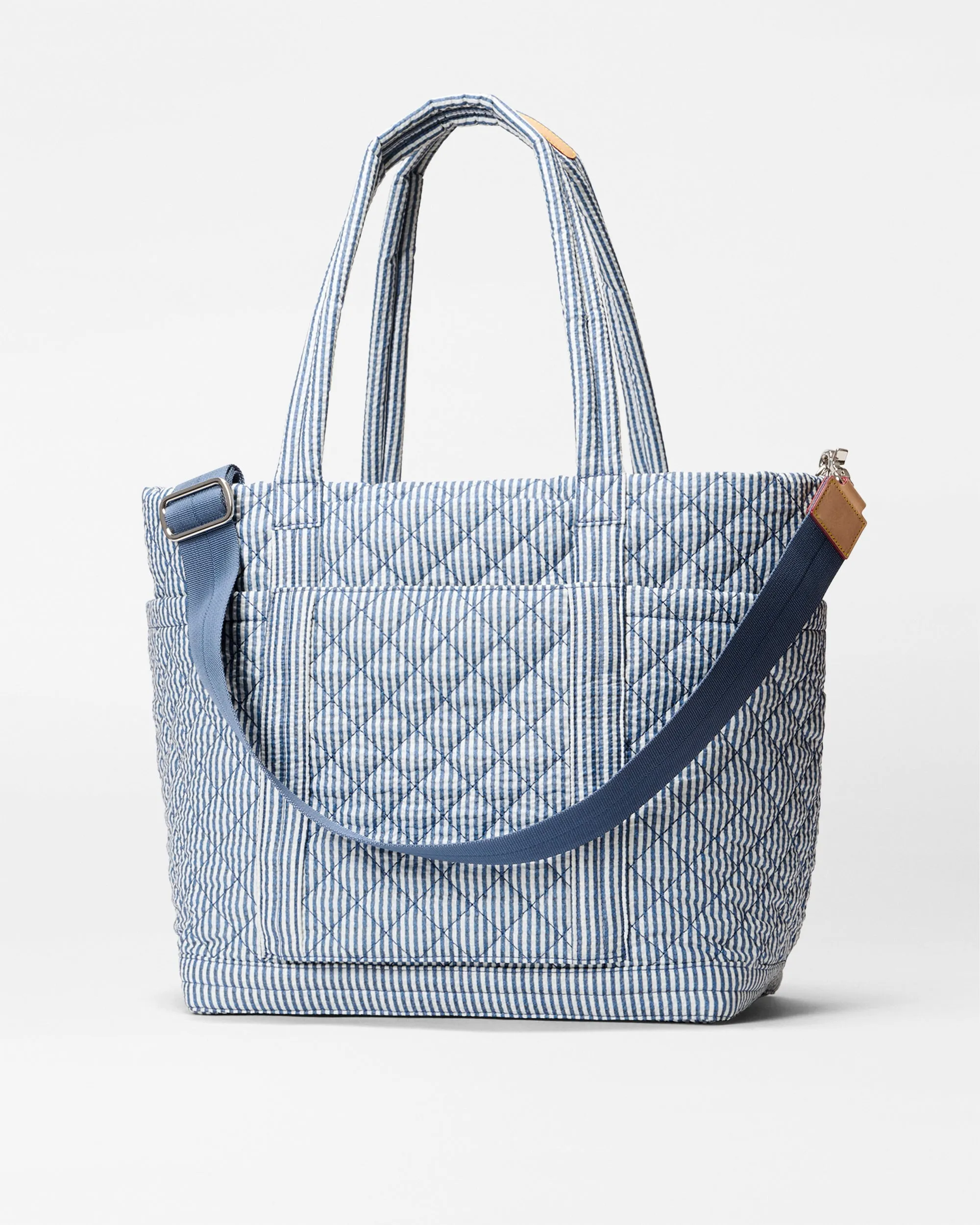 Seersucker Large Empire Tote sold by MZ Wallace product image thumbnail 3