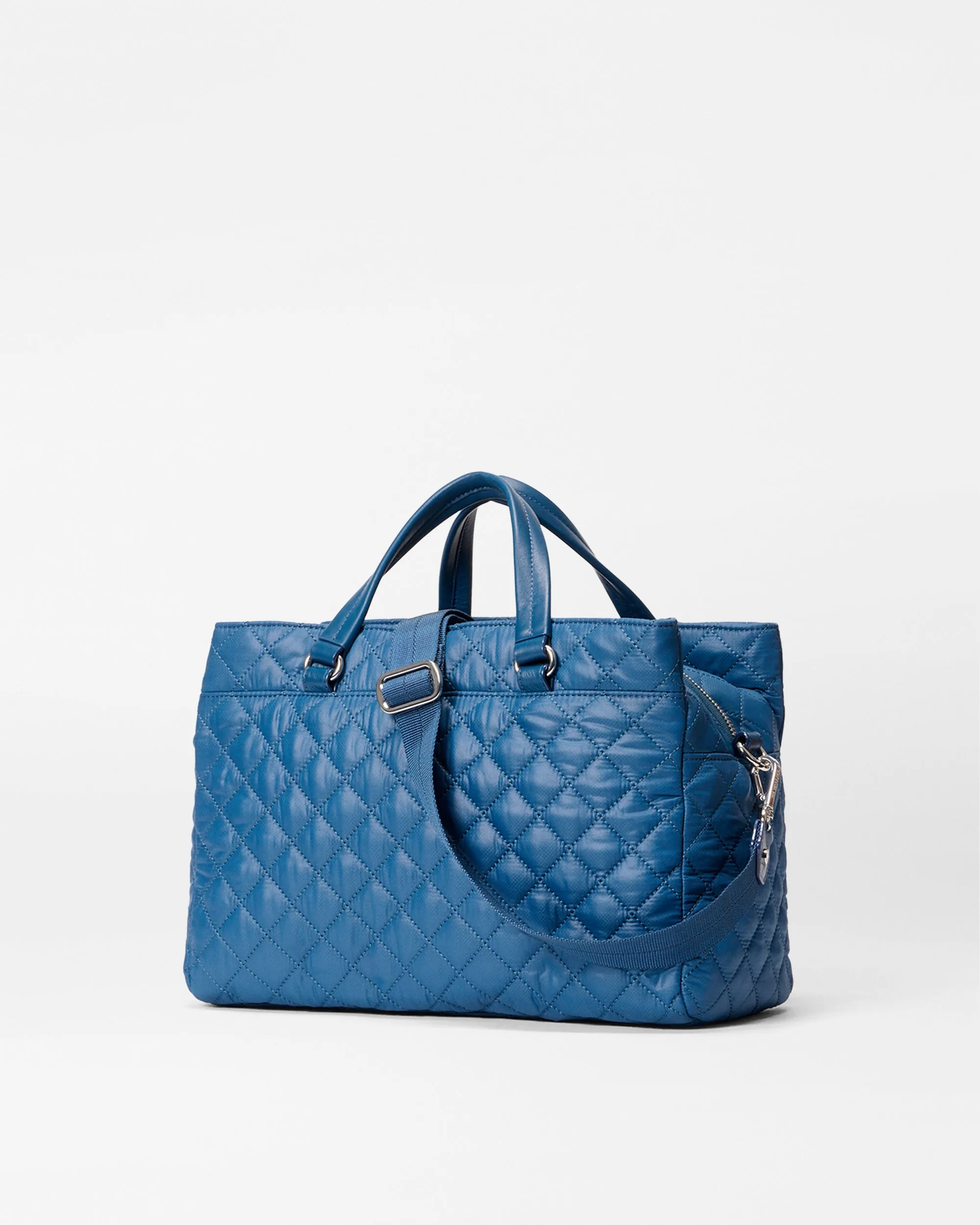 French Blue Crosby Lock Satchel sold by MZ Wallace product image thumbnail 3
