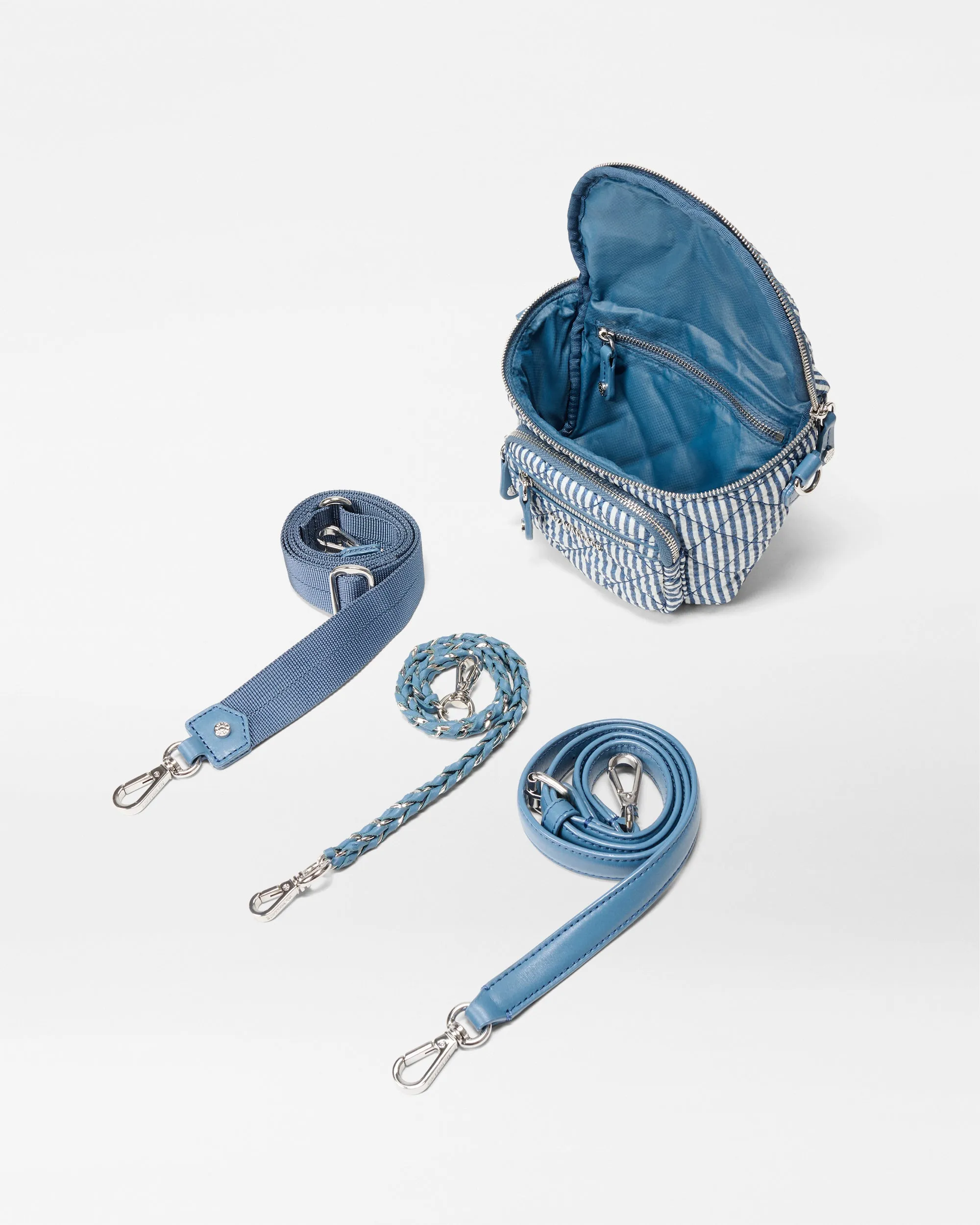 Seersucker Micro Crosby Sling sold by MZ Wallace product image thumbnail 4