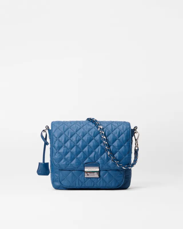 French Blue Medium Crosby Lock Crossbody sold by MZ Wallace