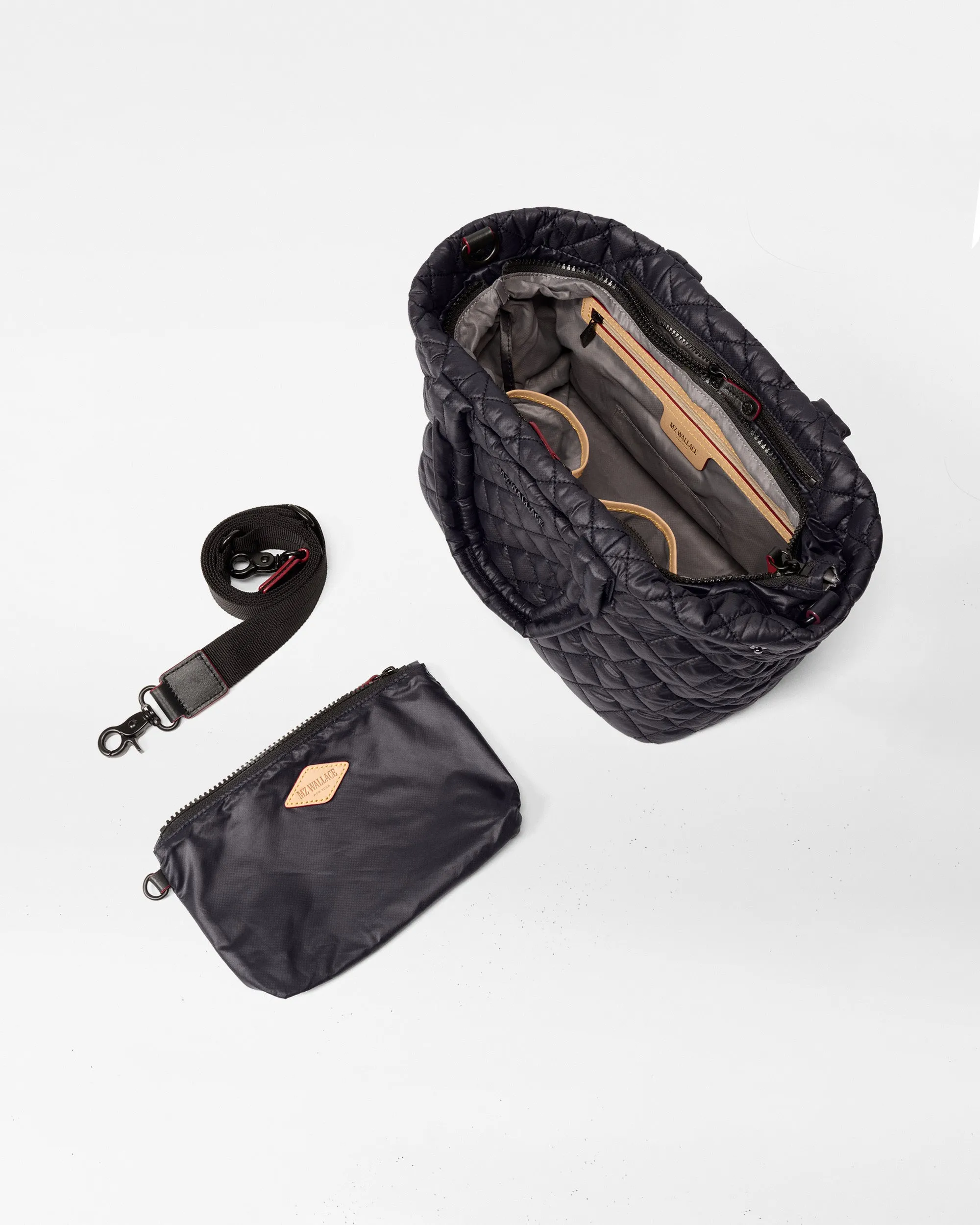 Black Small Metro City Tote sold by MZ Wallace product image thumbnail 5