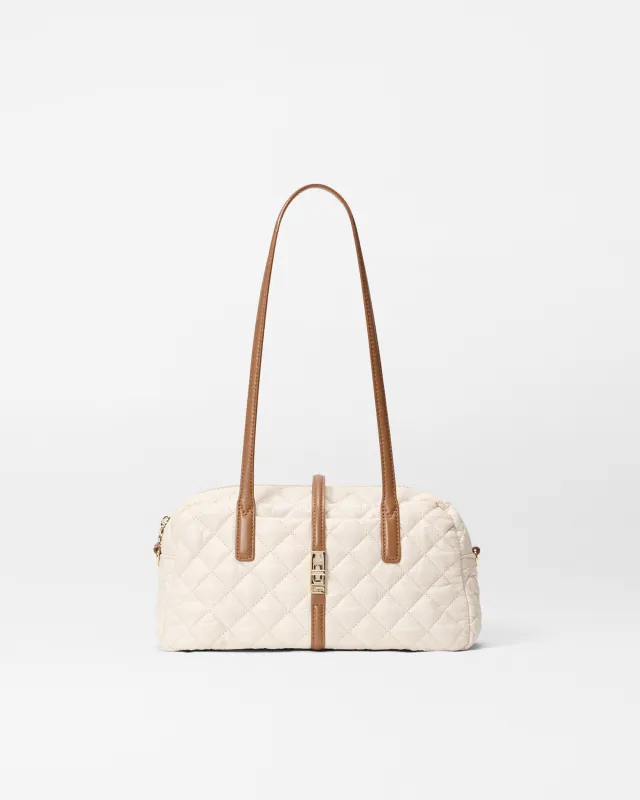 Sandshell with Brown Small Astor Satchel sold by MZ Wallace