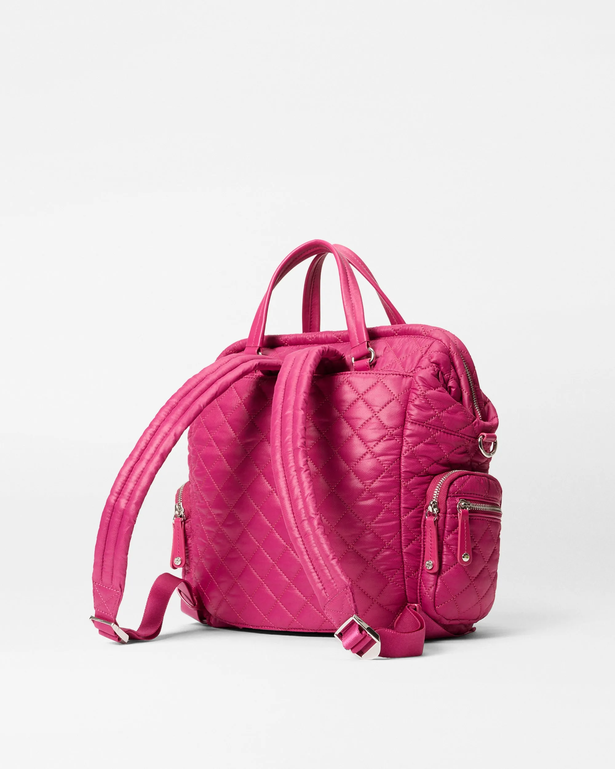 Raspberry Crosby Frame Backpack II sold by MZ Wallace product image thumbnail 3