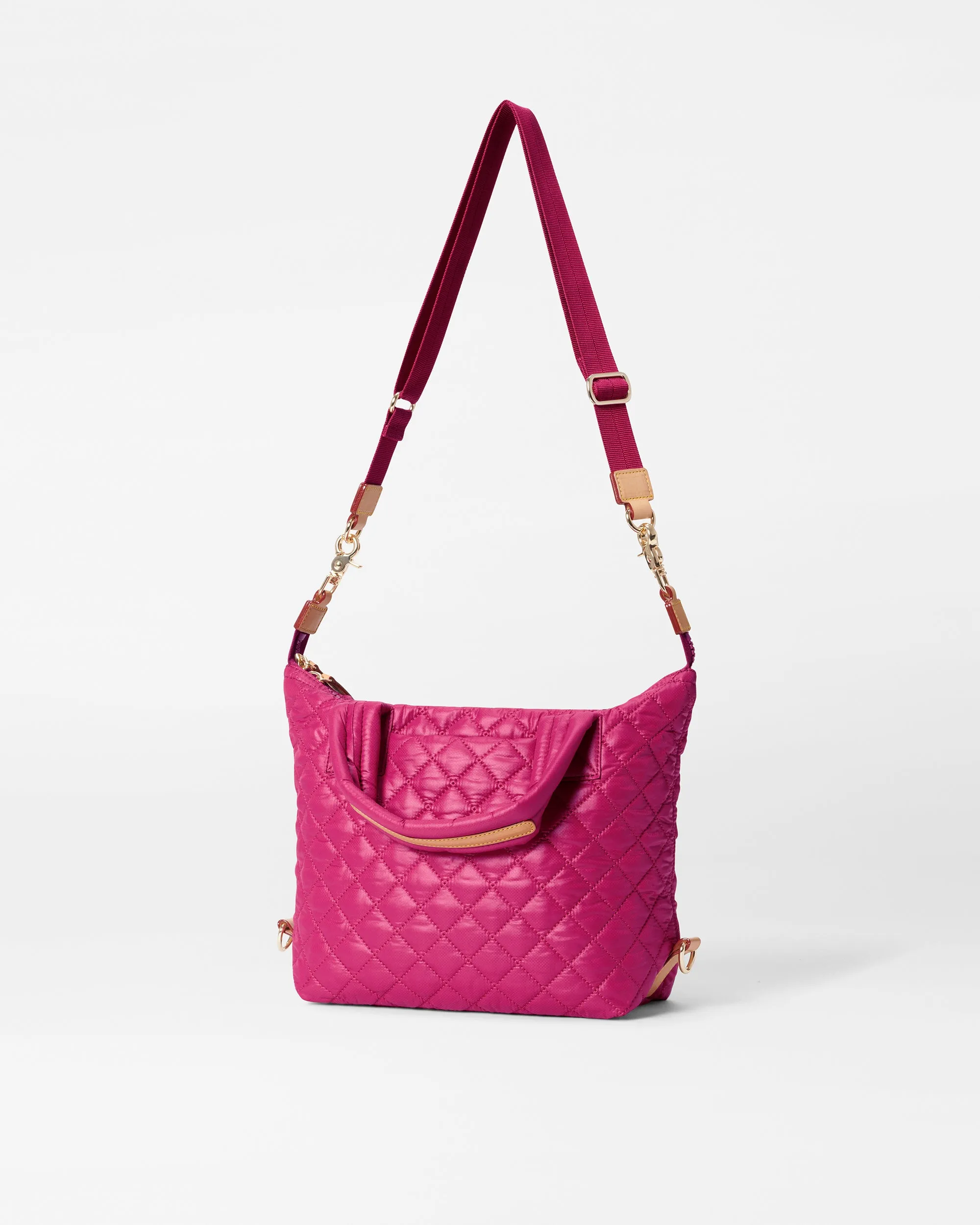 Raspberry Small Sutton Deluxe sold by MZ Wallace product image thumbnail 3