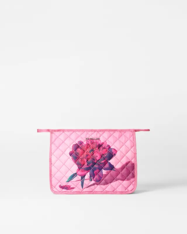 Peony/Magenta on Pink Metro Clutch sold by MZ Wallace
