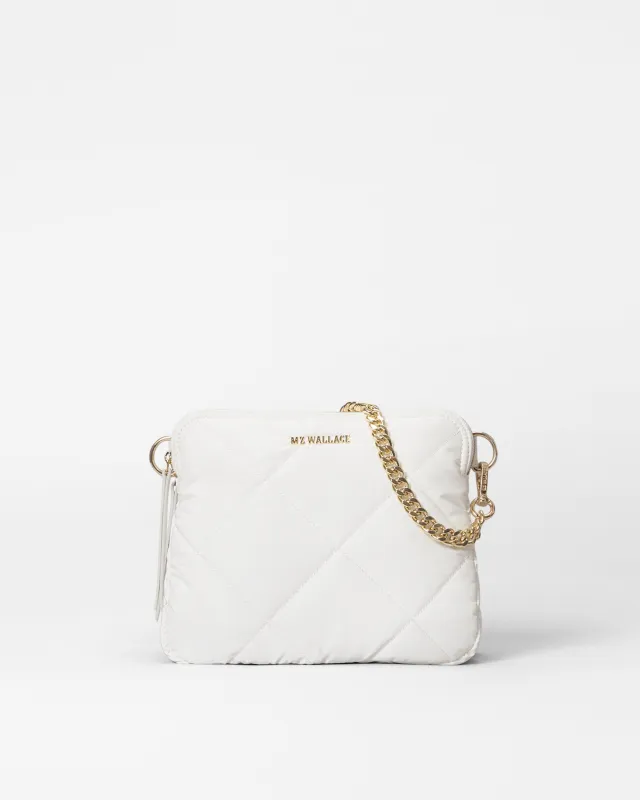 Chalk Liquid Madison Crossbody II sold by MZ Wallace