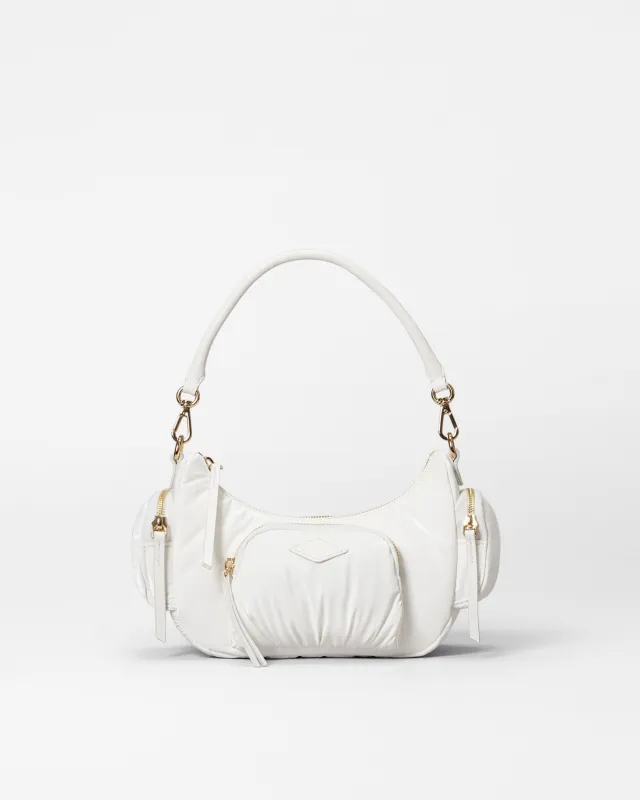 Chalk Liquid Small Chelsea Shoulder sold by MZ Wallace