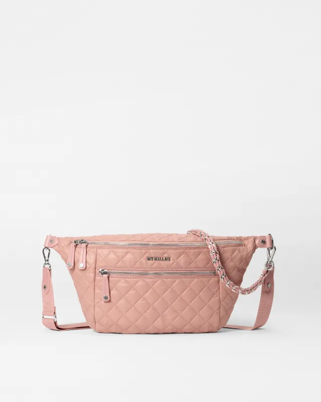 Dusty Rose Crosby Crossbody Sling Bag sold by MZ Wallace