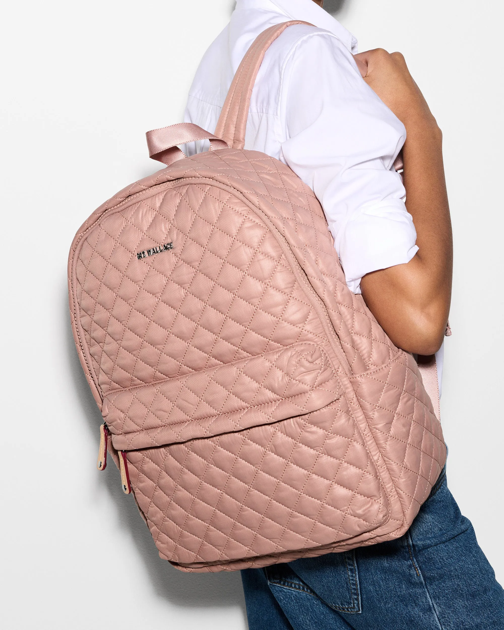 Dusty Rose Metro Backpack II sold by MZ Wallace product image thumbnail 2