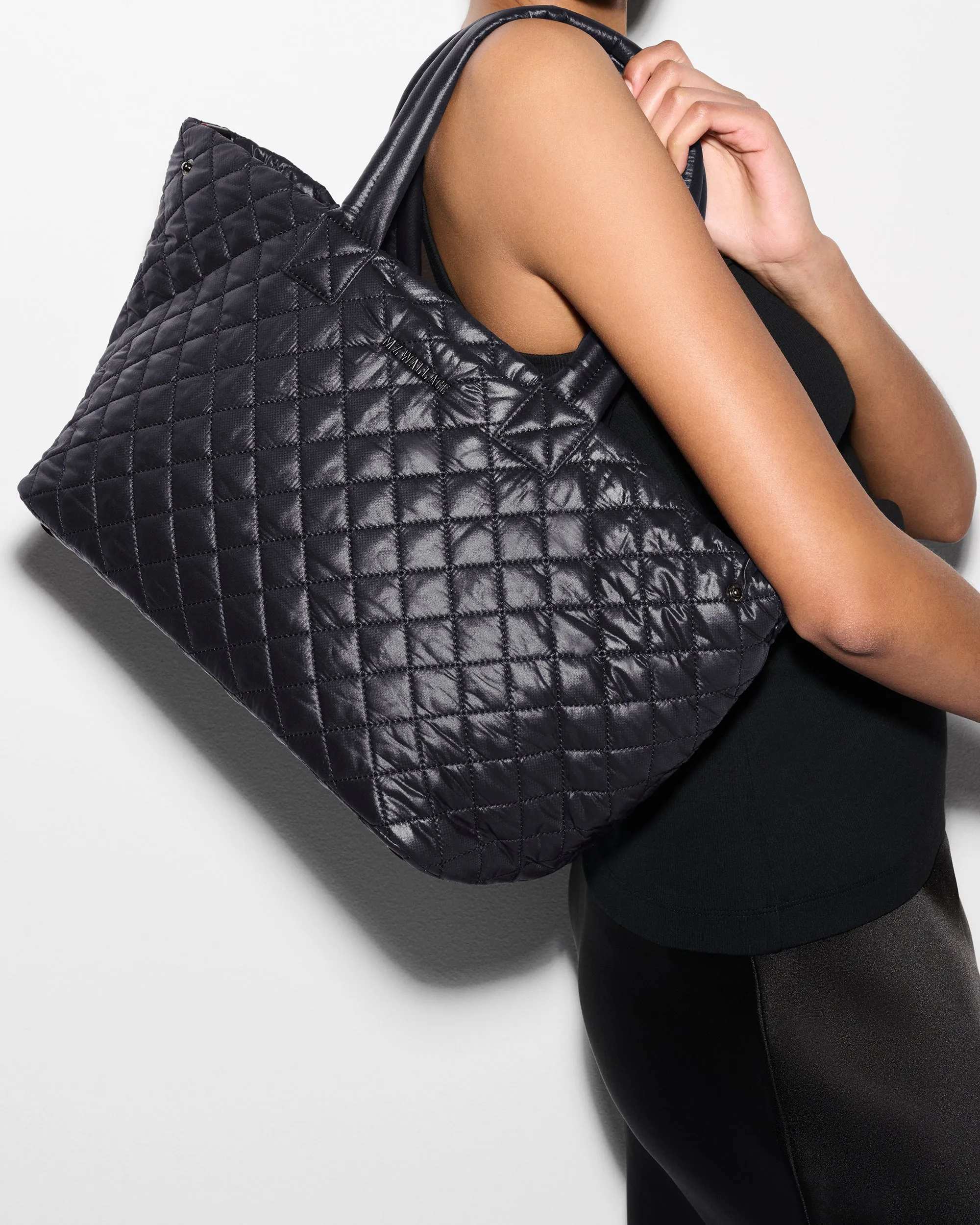 Black Medium Metro City Tote sold by MZ Wallace product image thumbnail 2