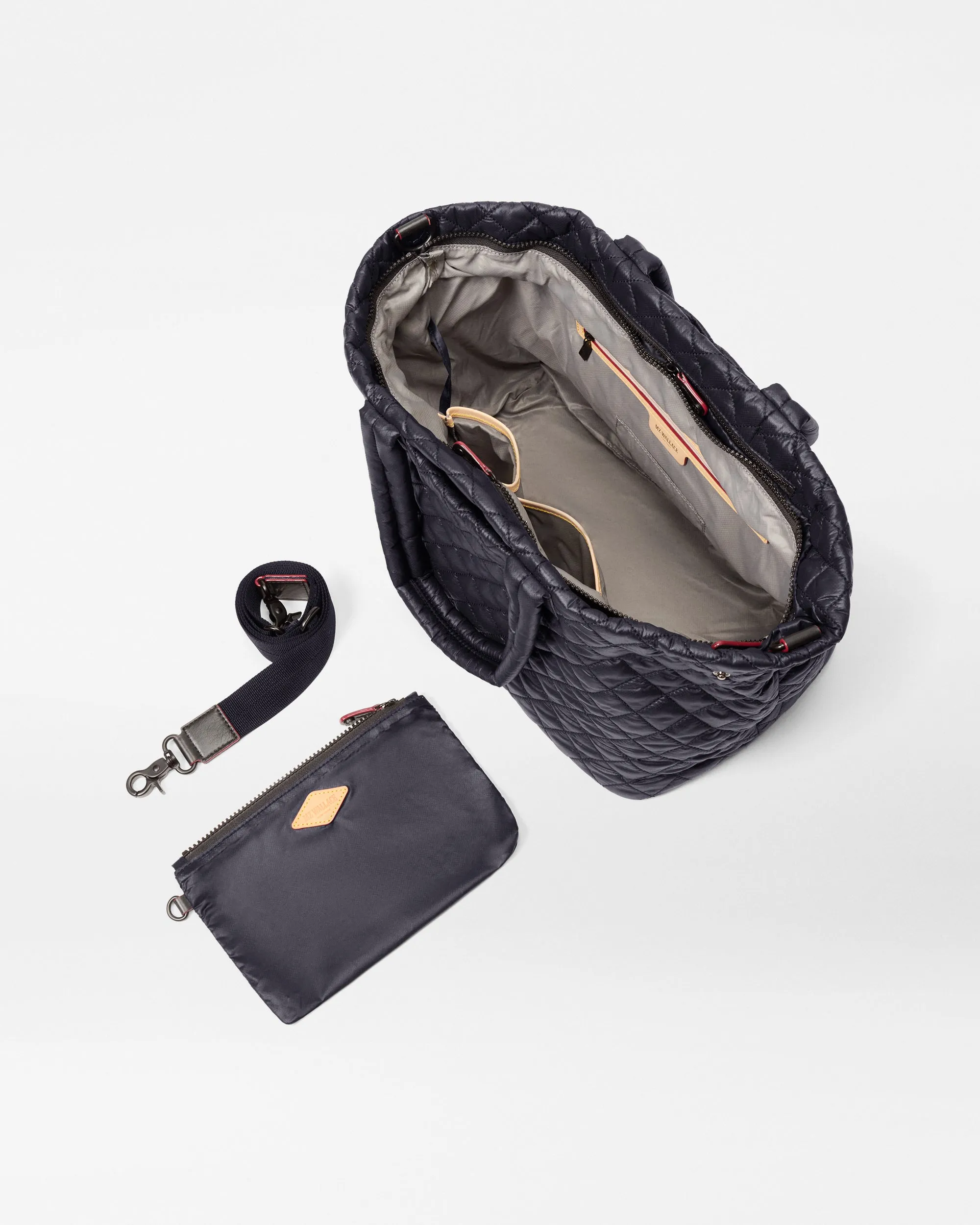 Black Medium Metro City Tote sold by MZ Wallace product image thumbnail 5