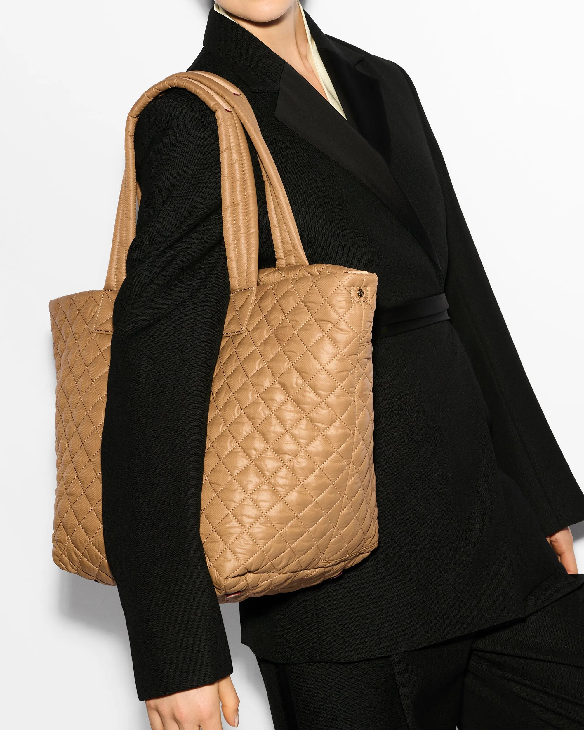 Caramel Medium Metro Tote Deluxe sold by MZ Wallace product image thumbnail 2