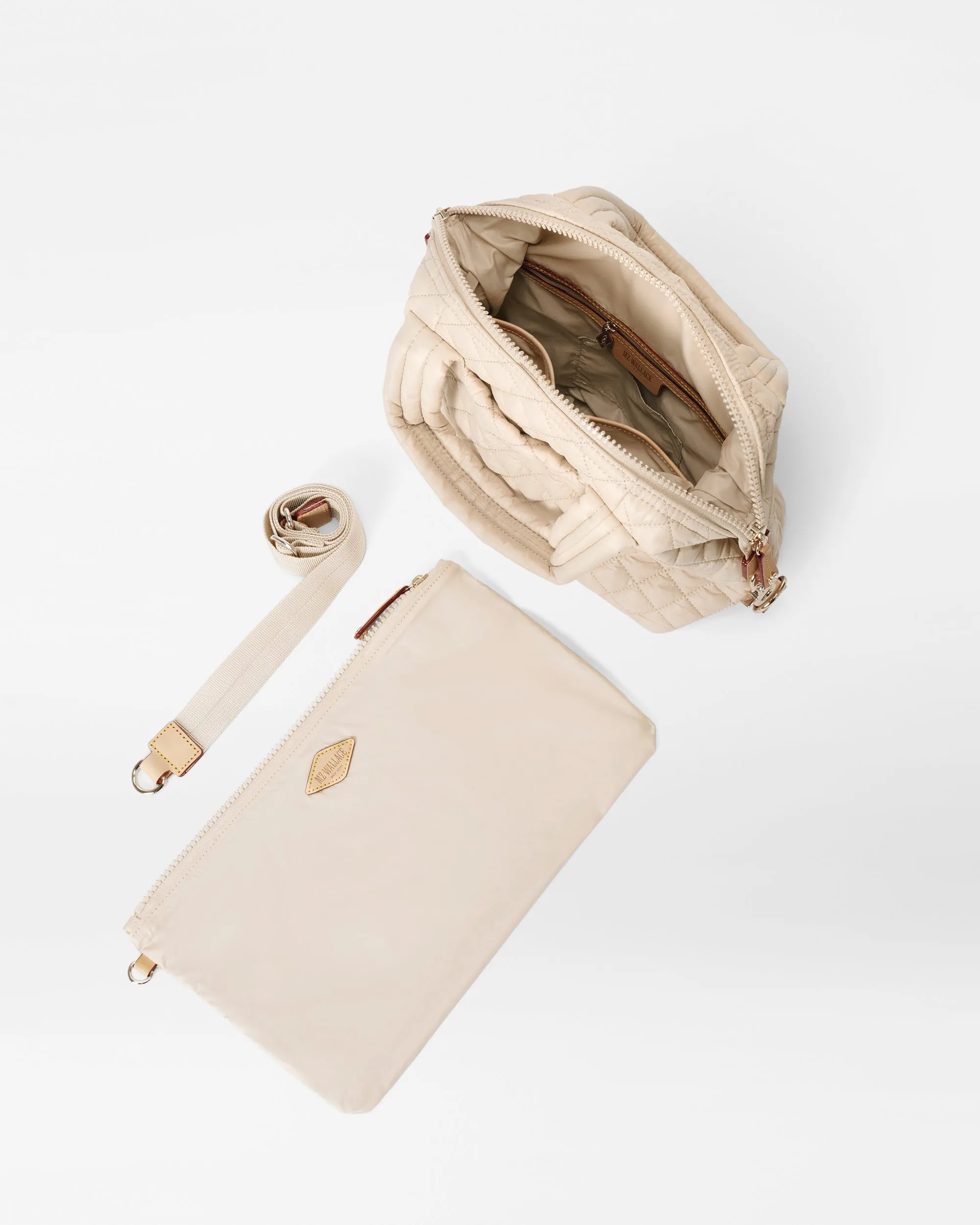 Buff Small Sutton Deluxe sold by MZ Wallace product image thumbnail 4