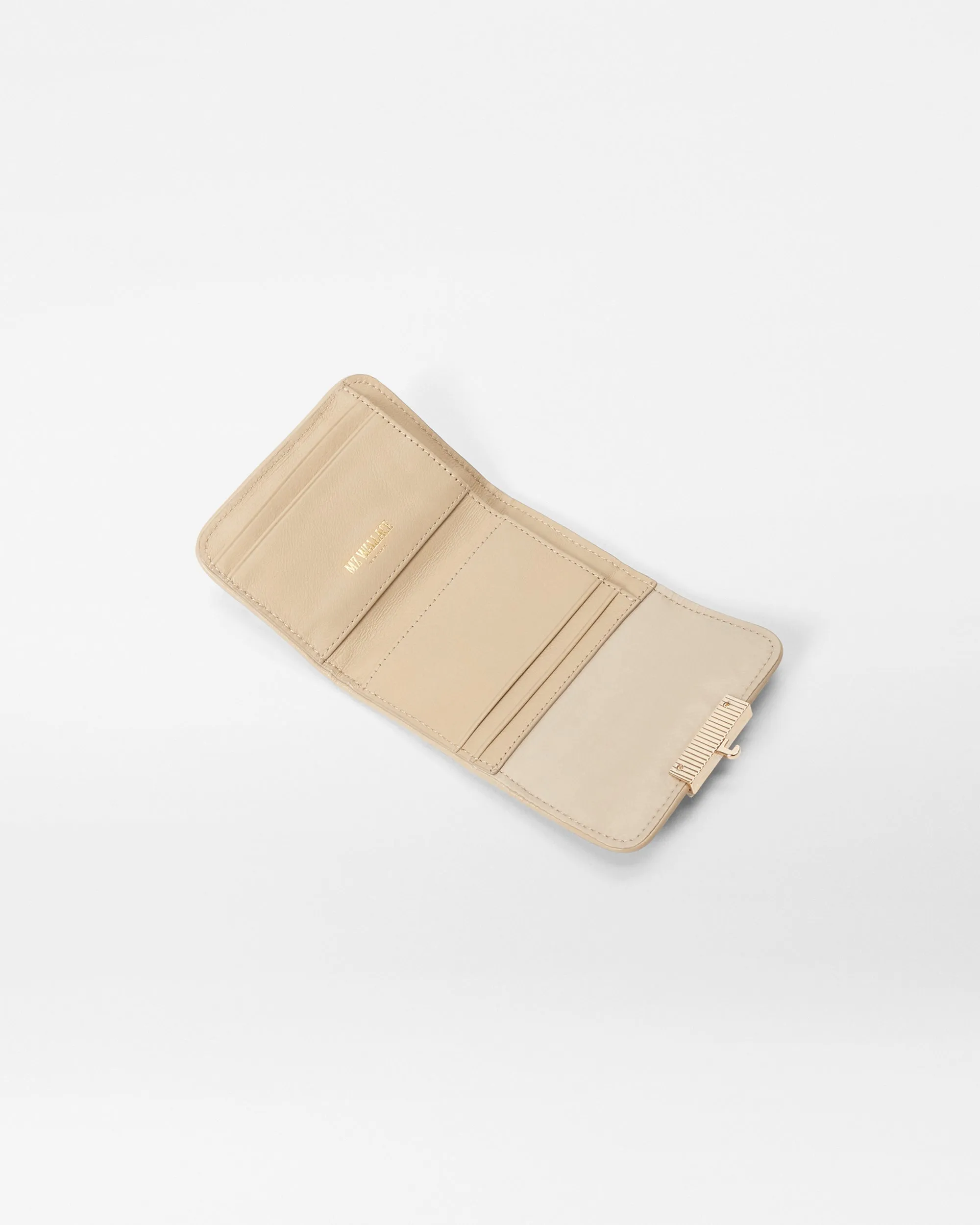 Buff Small Crosby Lock Wallet sold by MZ Wallace product image thumbnail 4