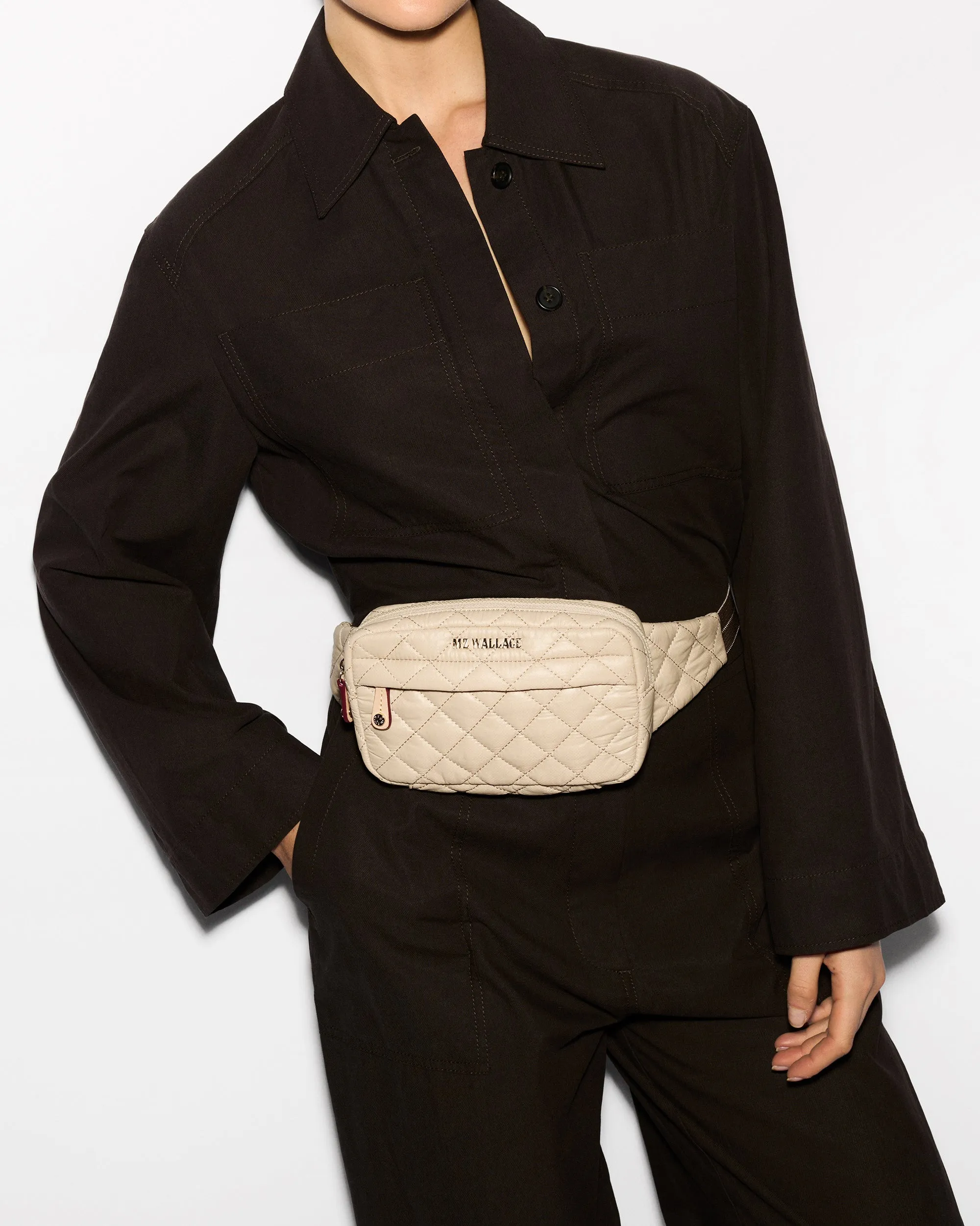 Buff Metro Belt Bag sold by MZ Wallace product image thumbnail 2