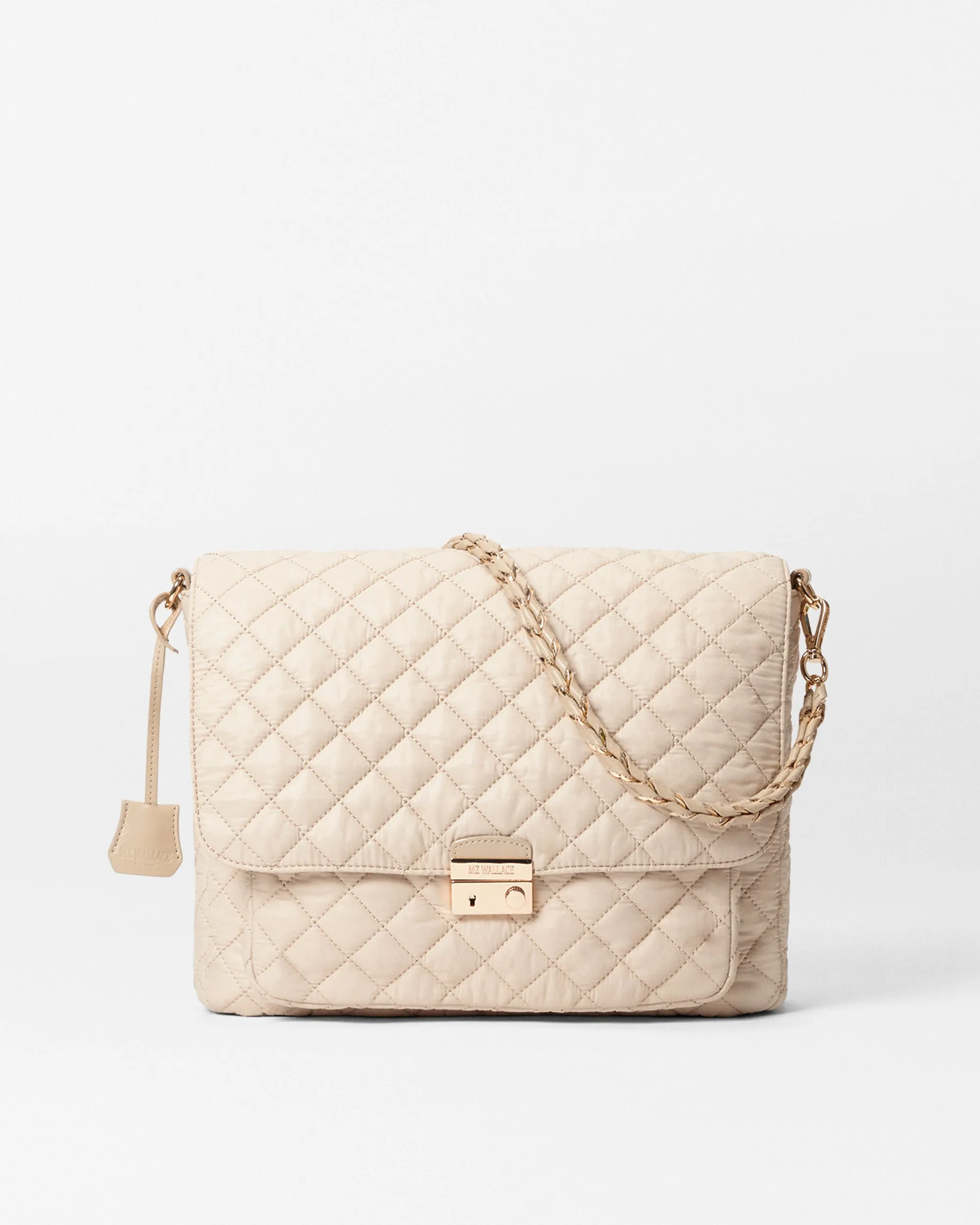 Buff Large Crosby Lock Crossbody sold by MZ Wallace