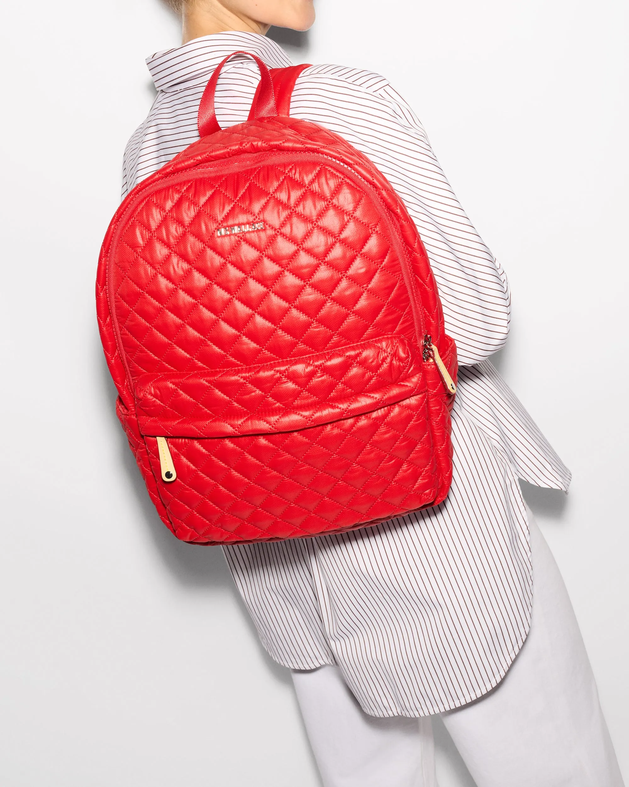 Bright Cherry Metro Backpack II sold by MZ Wallace product image thumbnail 2