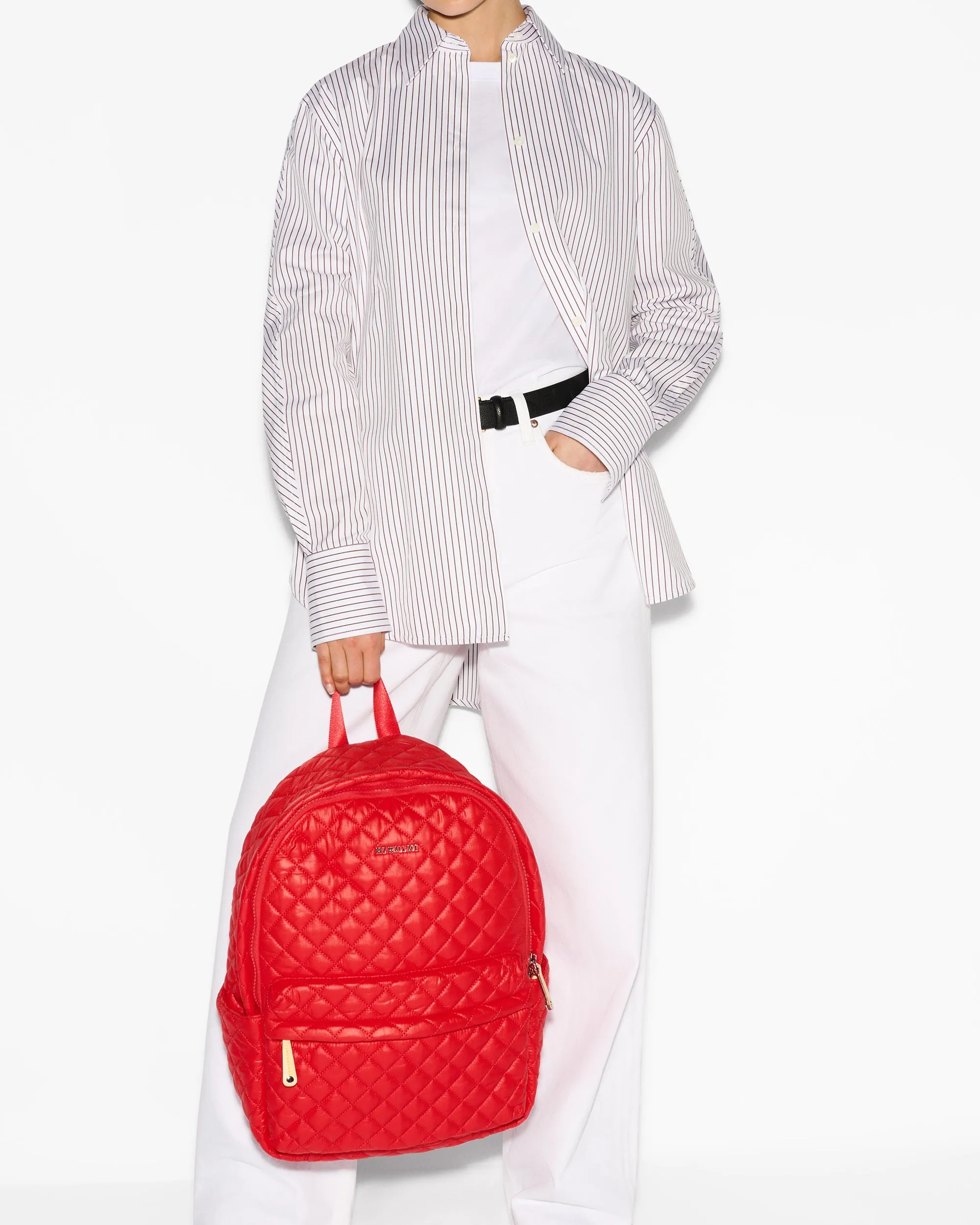 Bright Cherry Metro Backpack II sold by MZ Wallace product image thumbnail 5