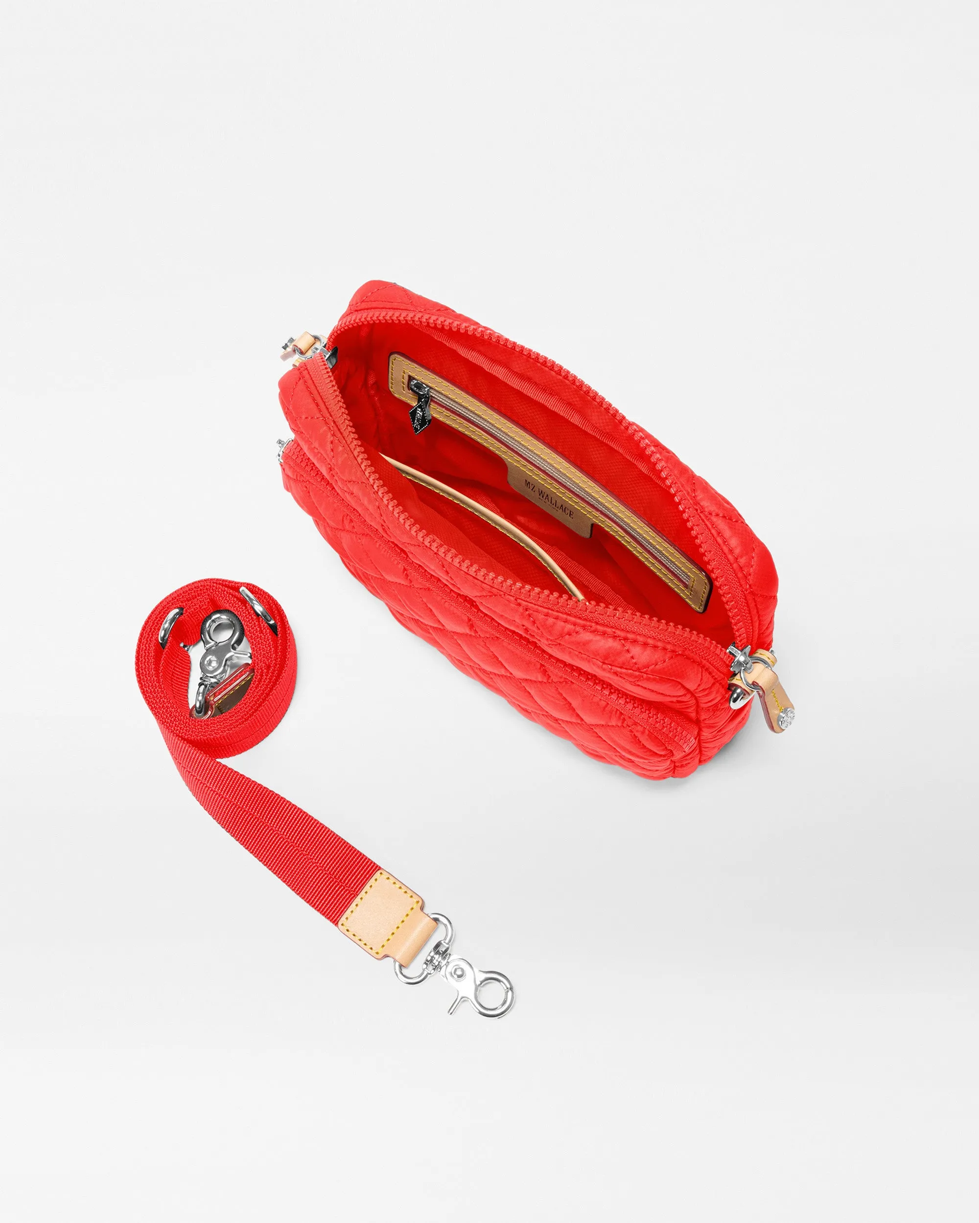 Bright Cherry Small Metro Camera Bag sold by MZ Wallace product image thumbnail 4