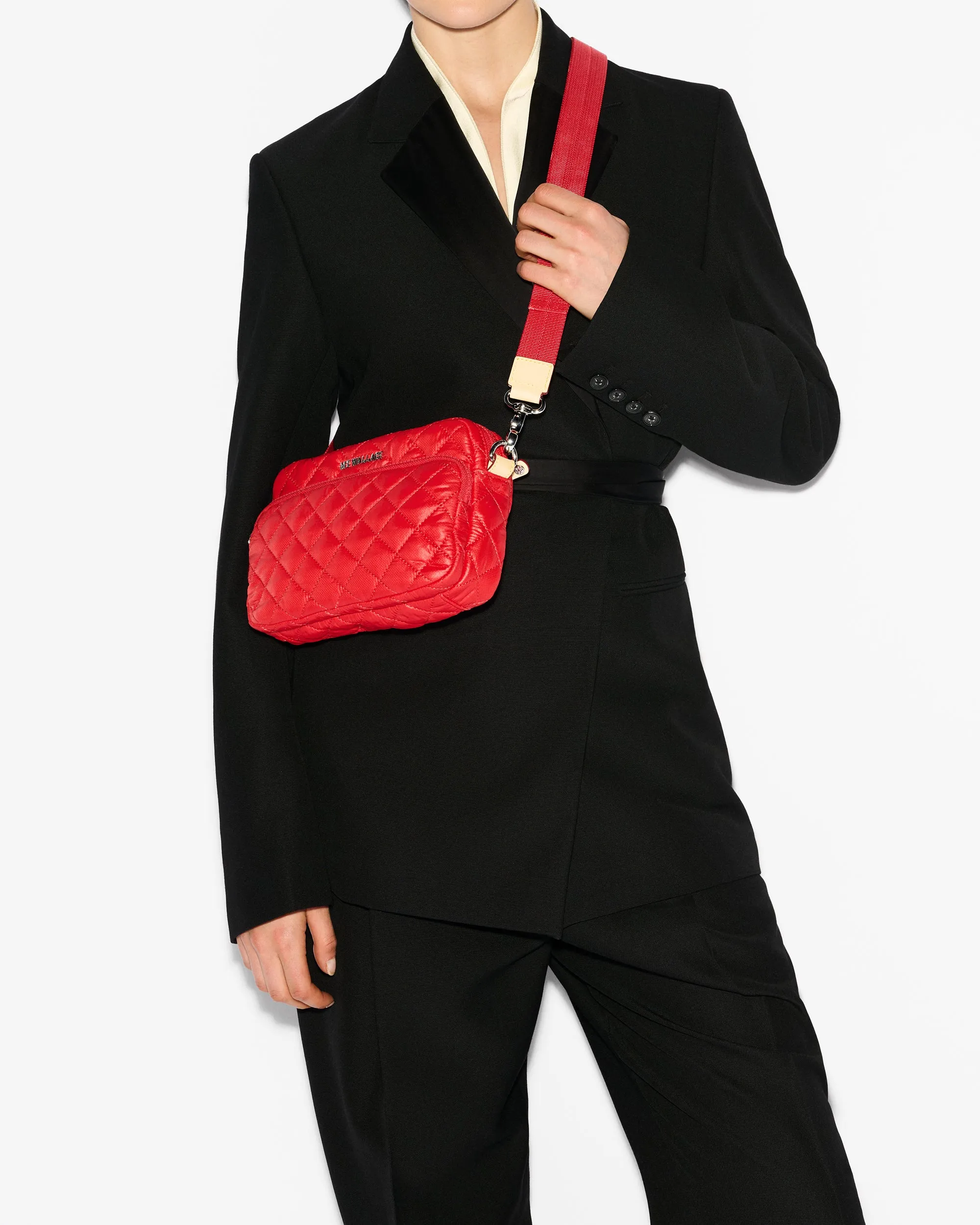 Bright Cherry Small Metro Camera Bag sold by MZ Wallace product image thumbnail 2