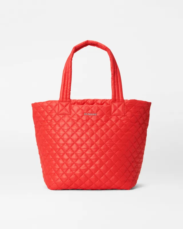 Bright Cherry Medium Metro Tote Deluxe sold by MZ Wallace