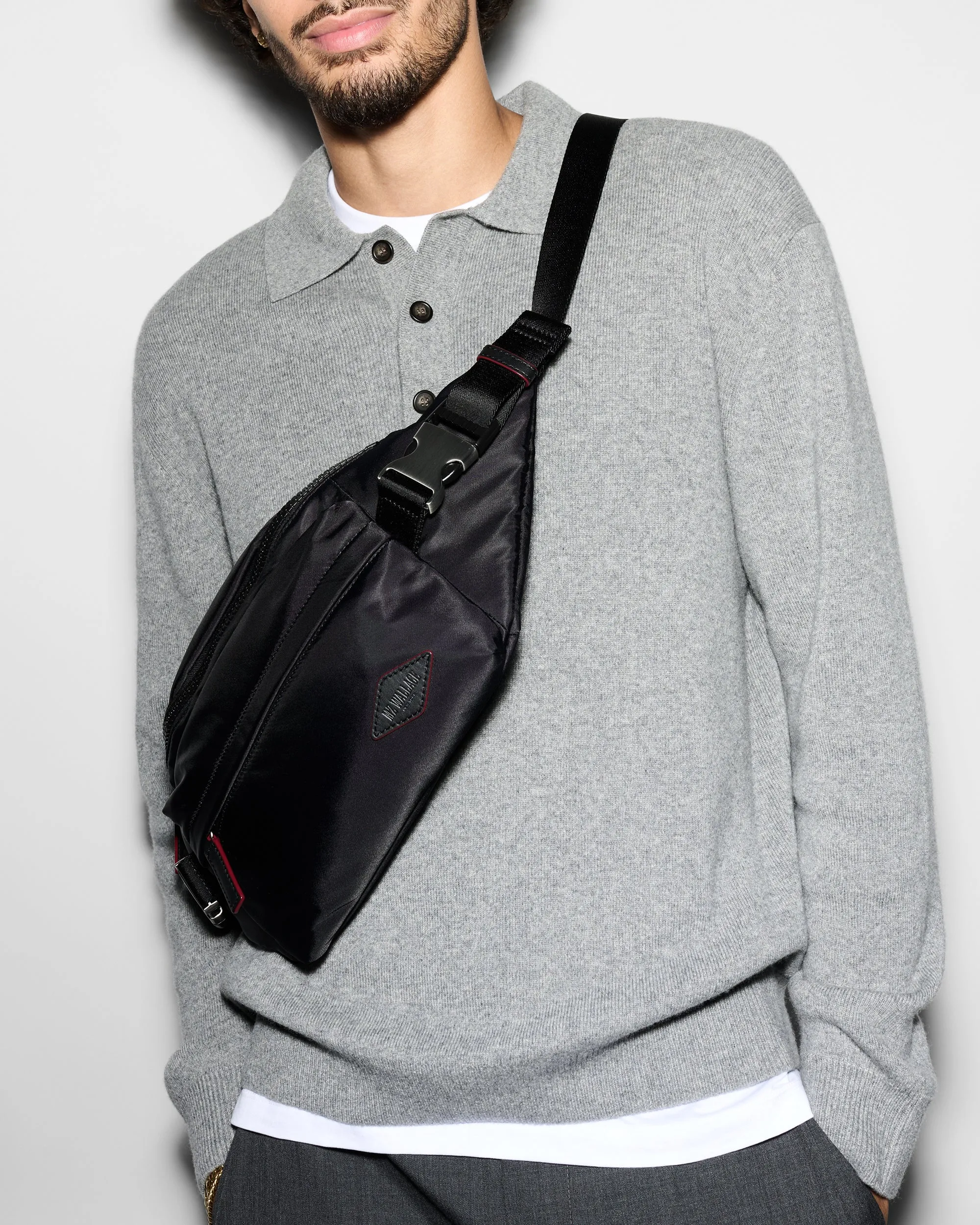 Black Large Bleecker Convertible Sling sold by MZ Wallace product image thumbnail 5